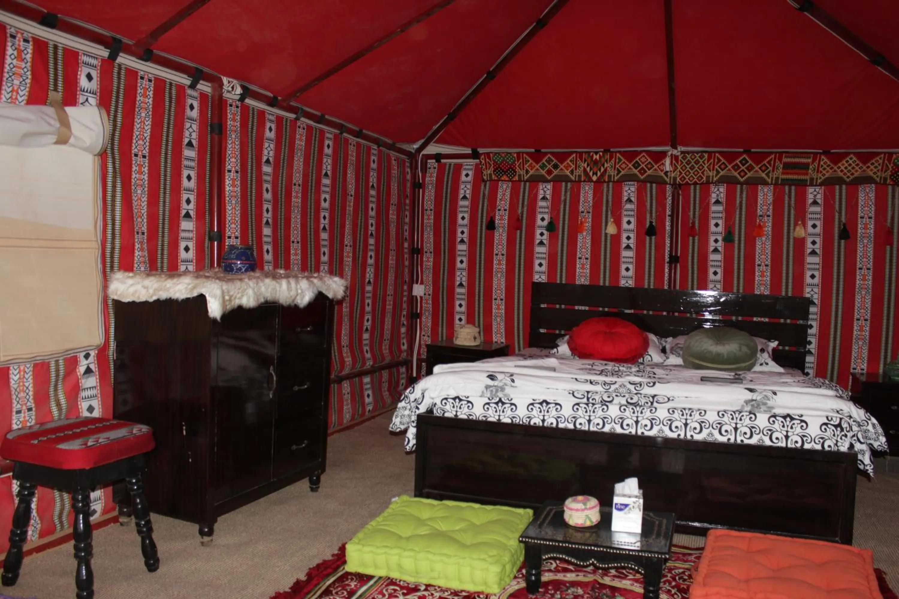 Bed in Queen Desert camp