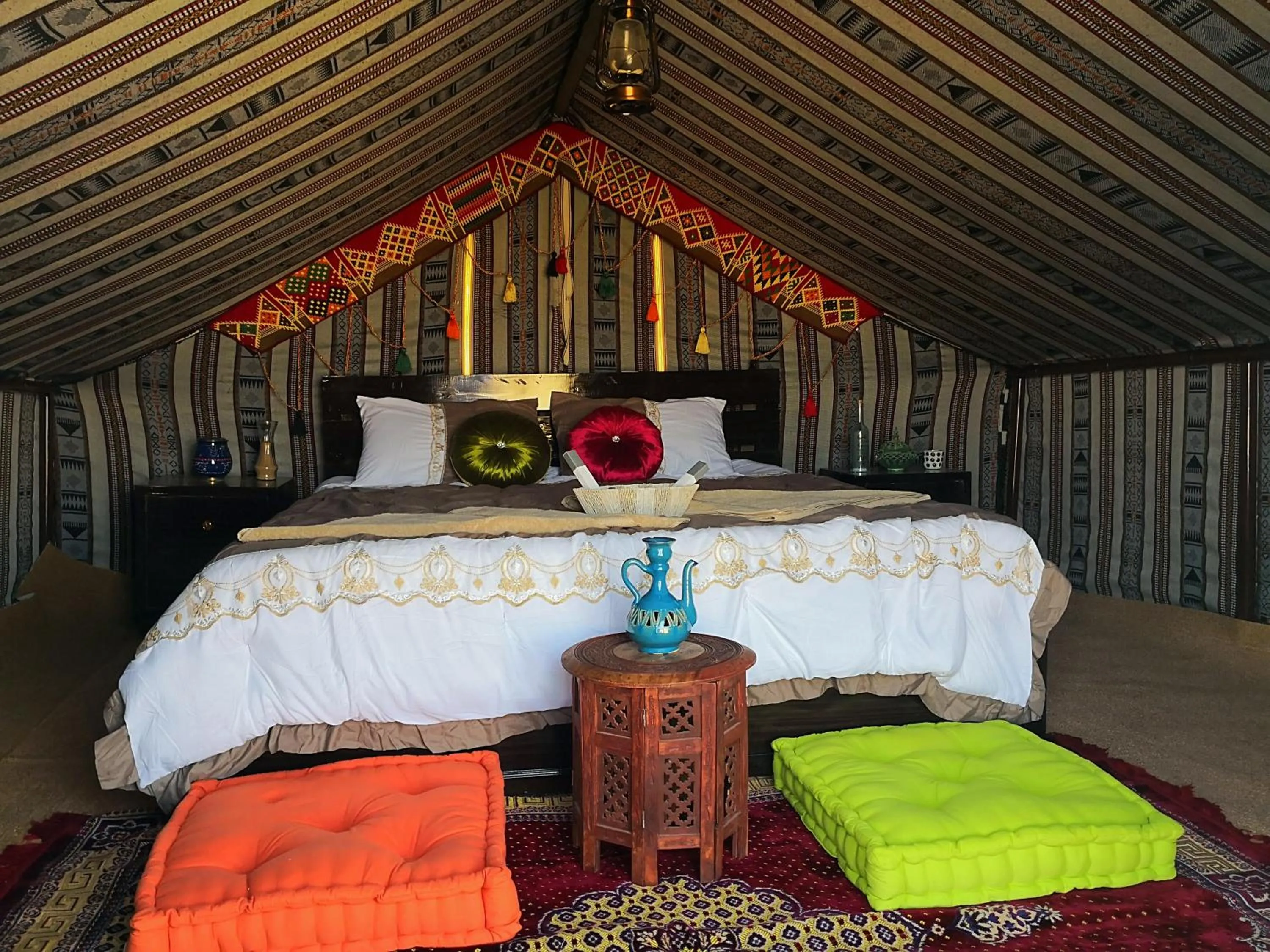 Bed in Queen Desert camp