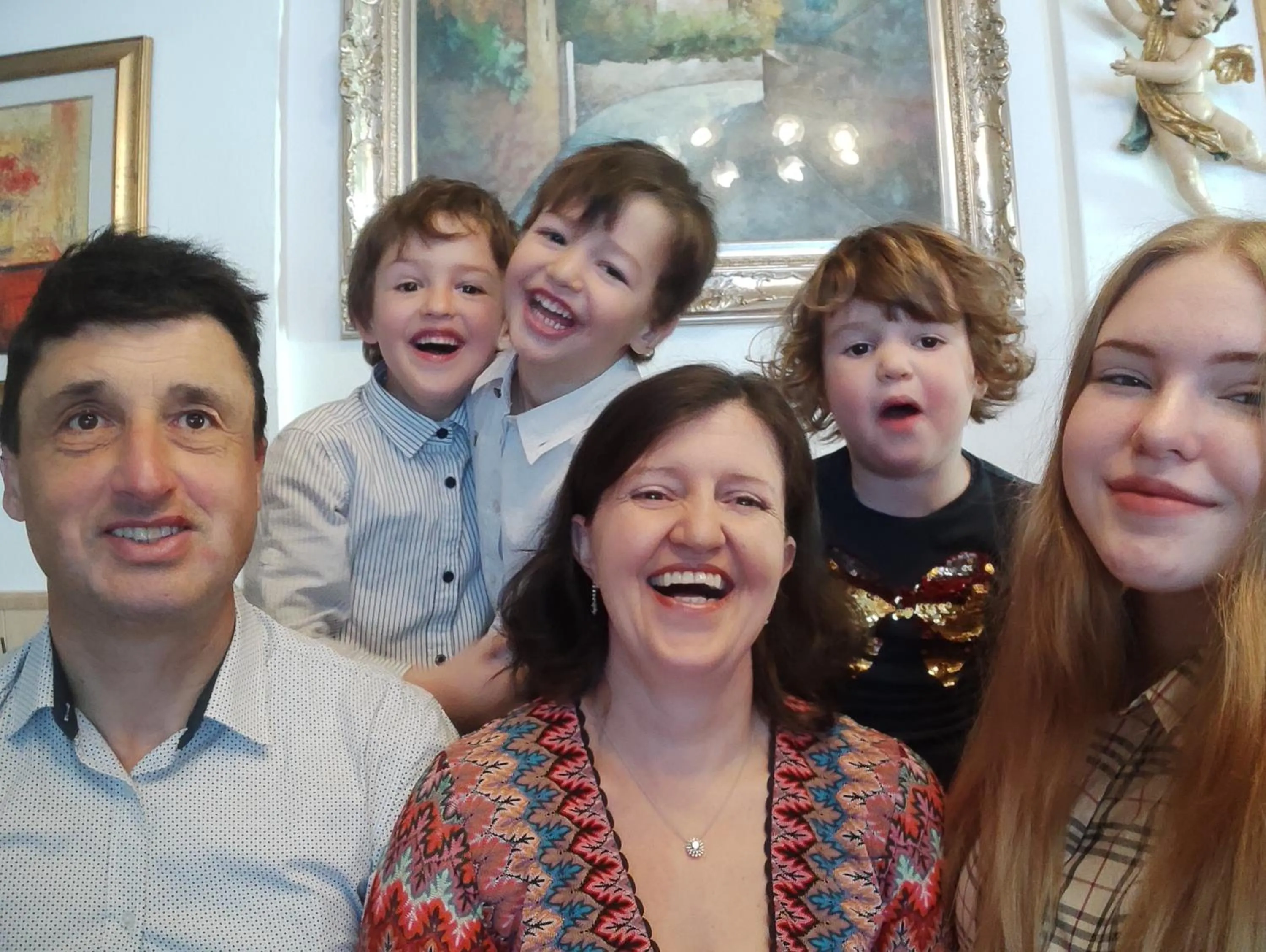 Family in Garni Hotel Rezia