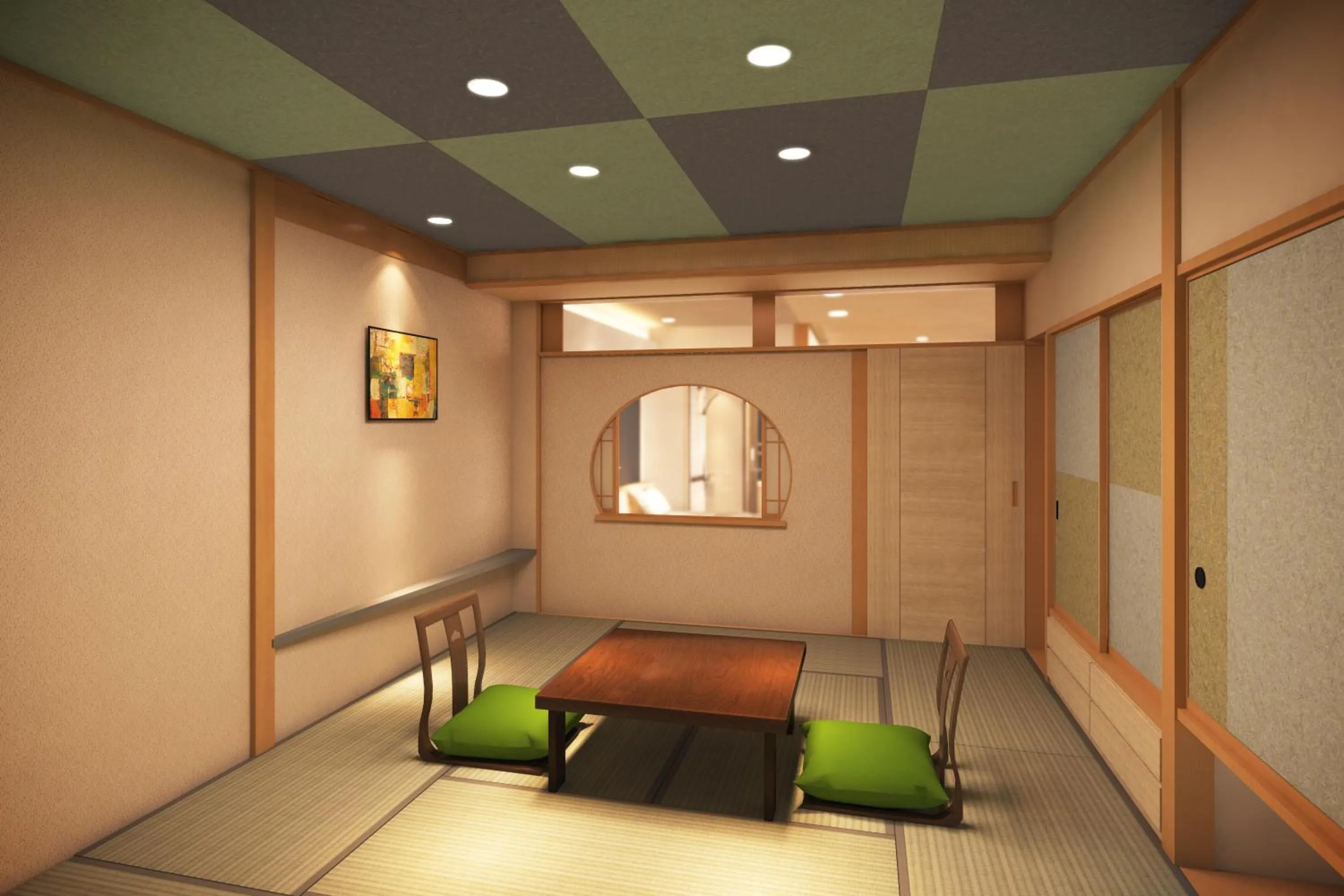 Bedroom in Kaike Yugetsu