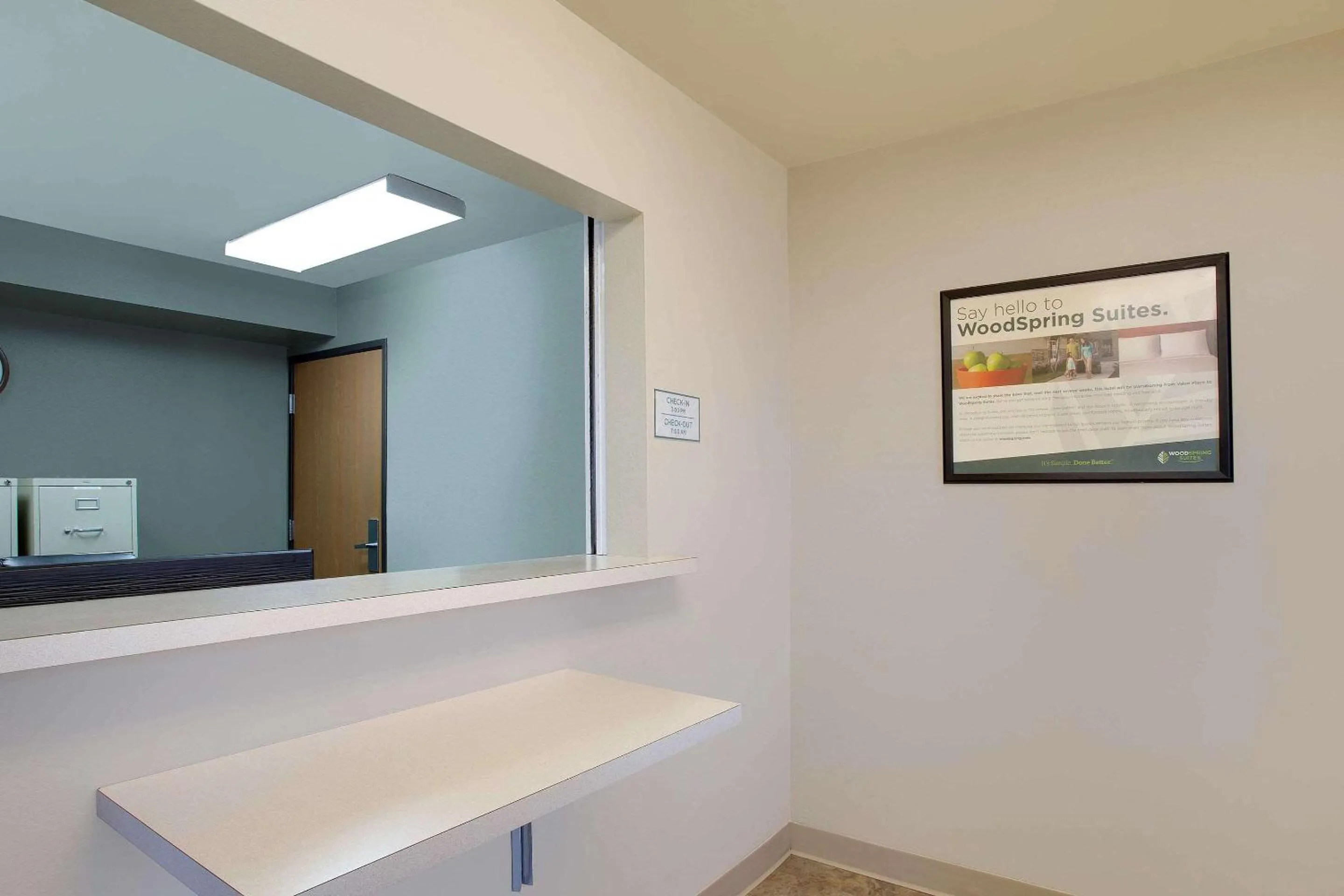 Lobby or reception in WoodSpring Suites Baton Rouge Airline Highway