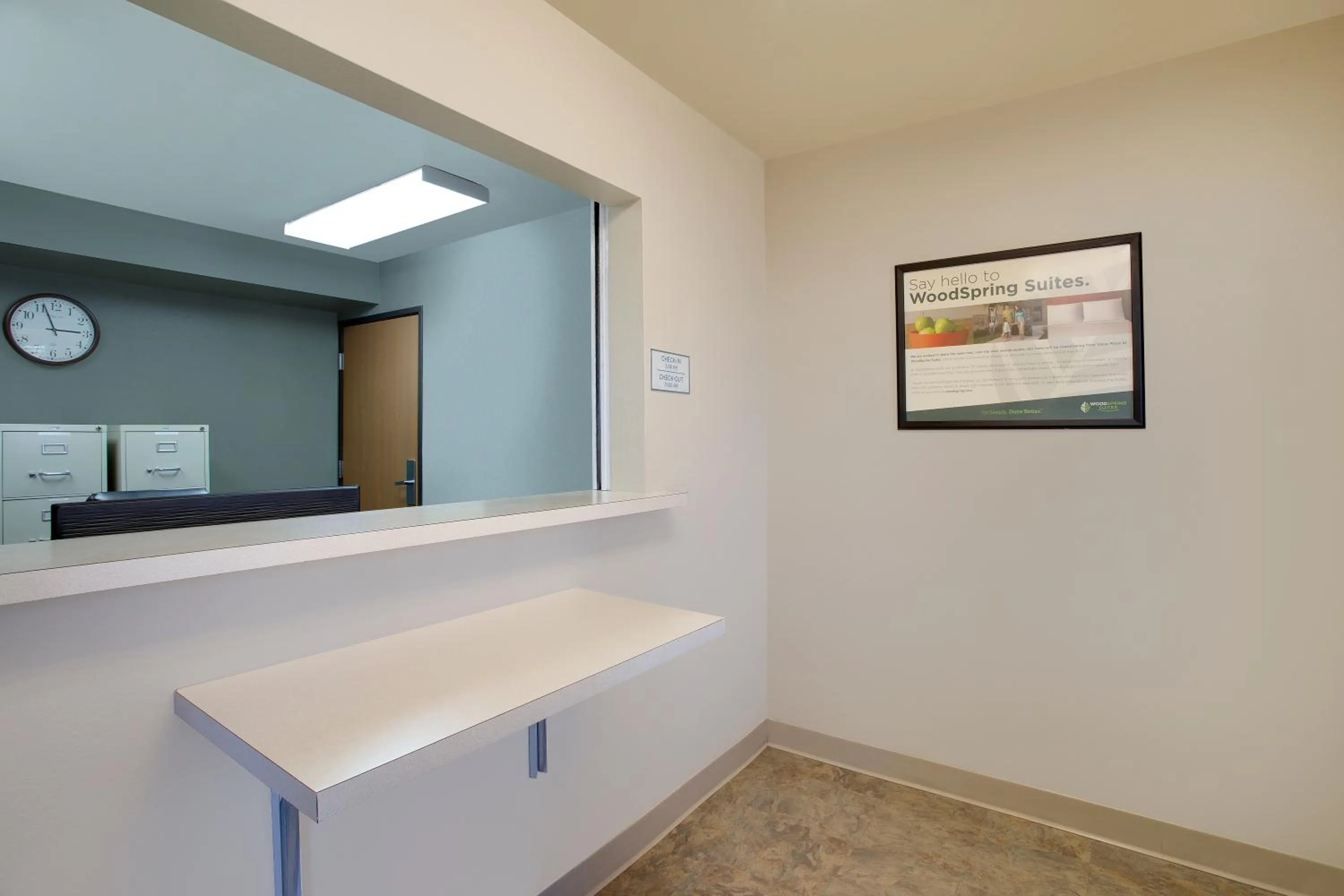 Lobby or reception in WoodSpring Suites Baton Rouge Airline Highway