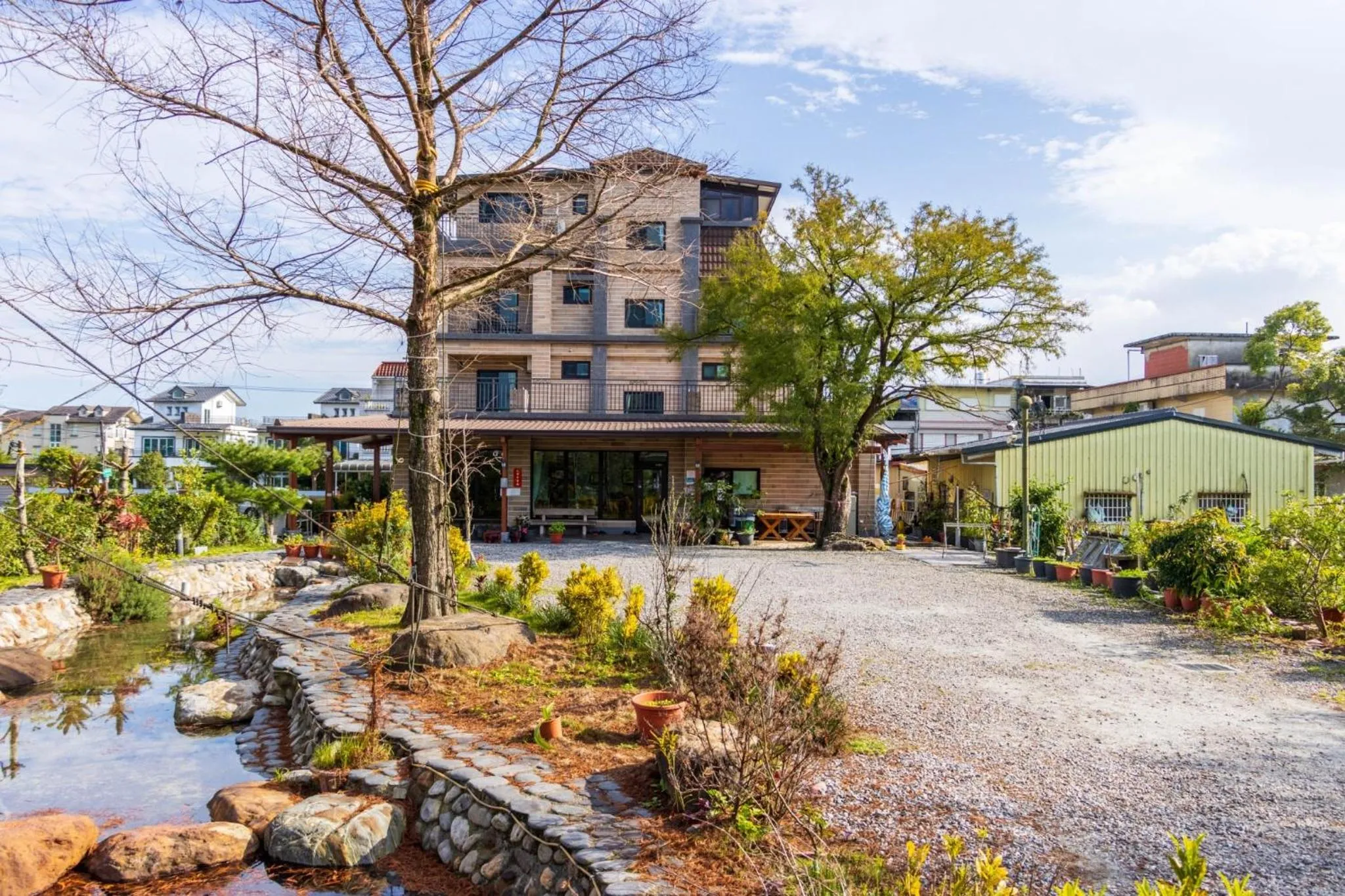 Property building in Post-mountain view