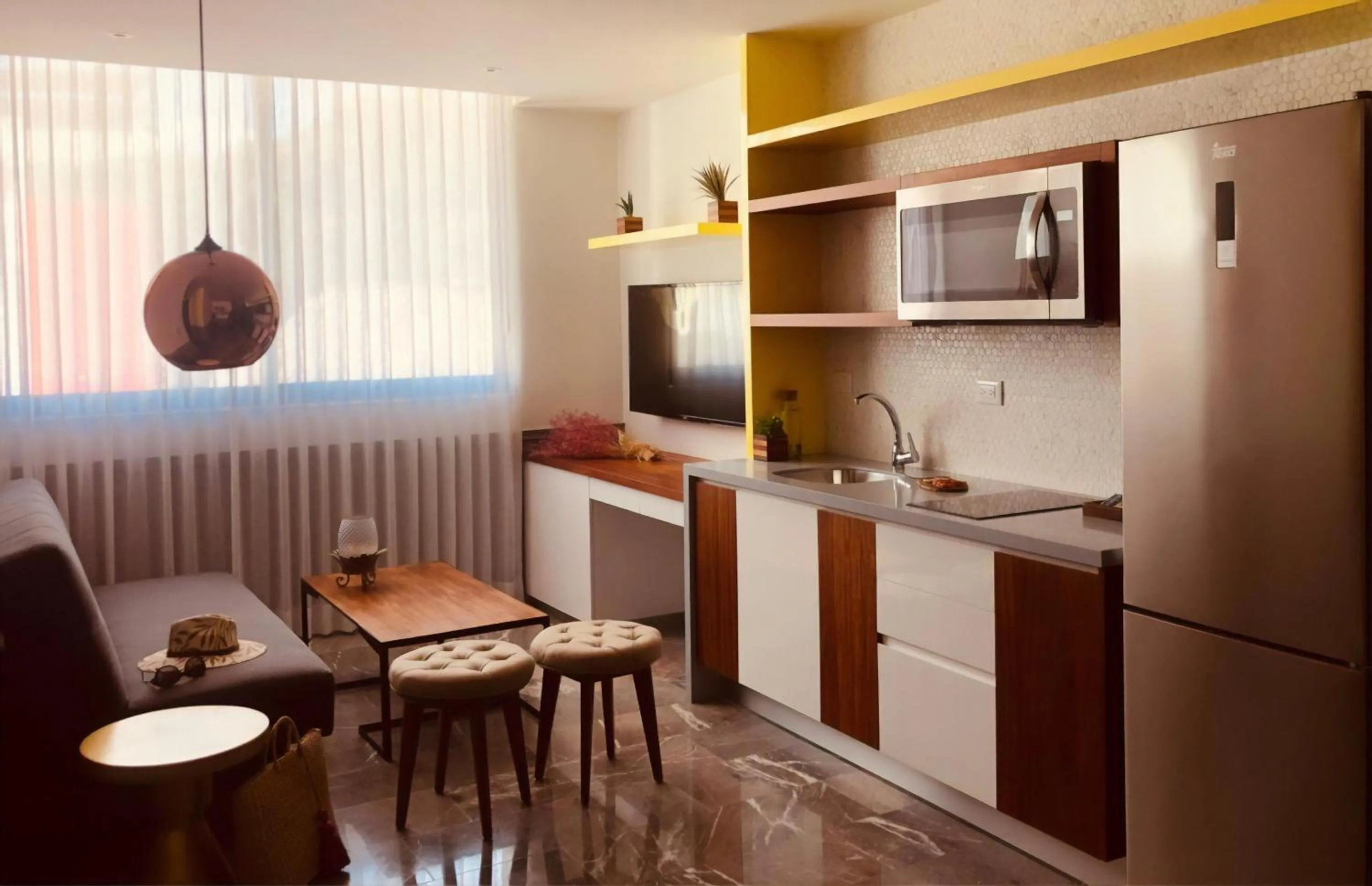 Kitchen or kitchenette in Singular Joy Downtown Residences
