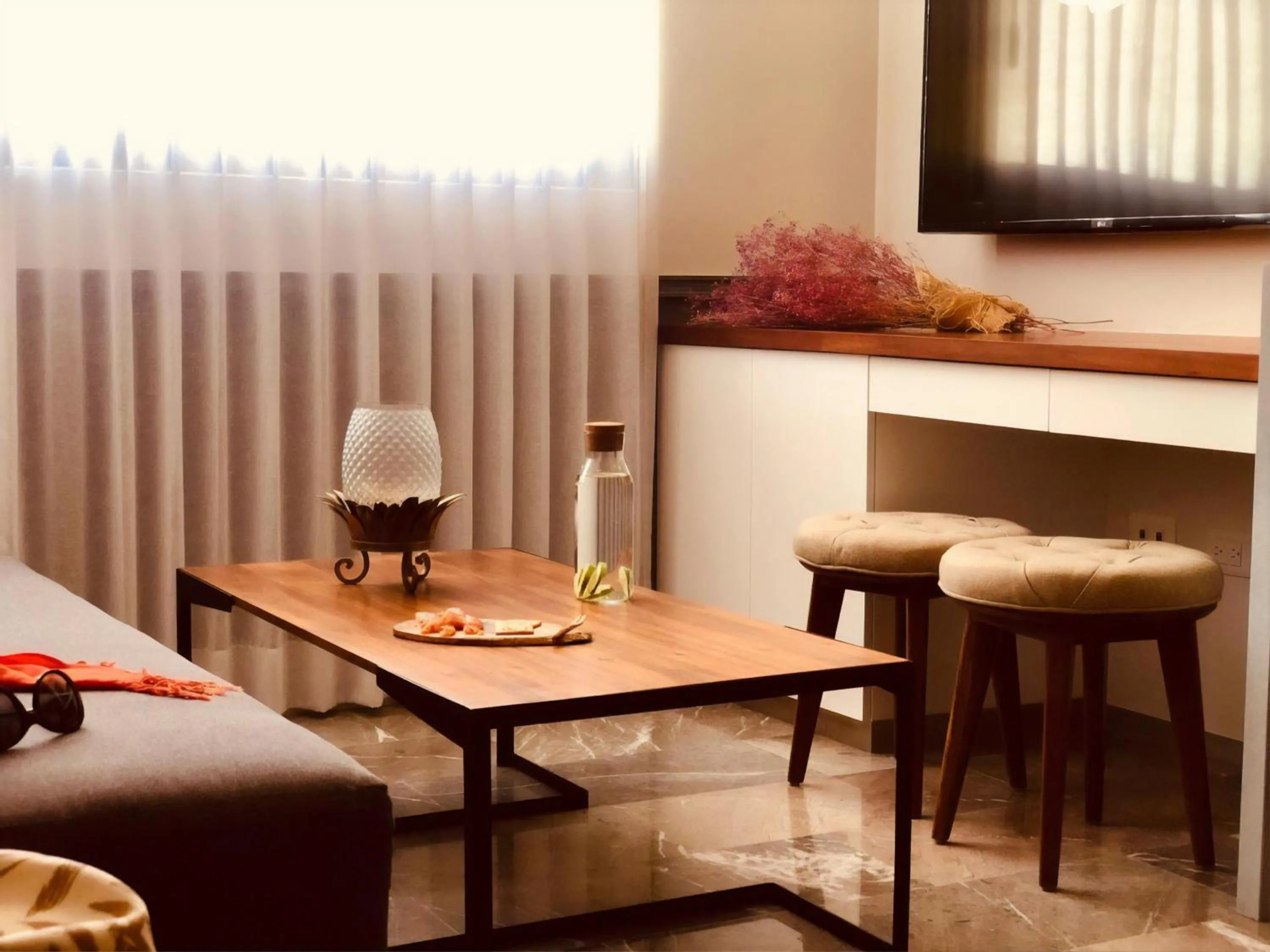 Living room in Singular Joy Downtown Residences