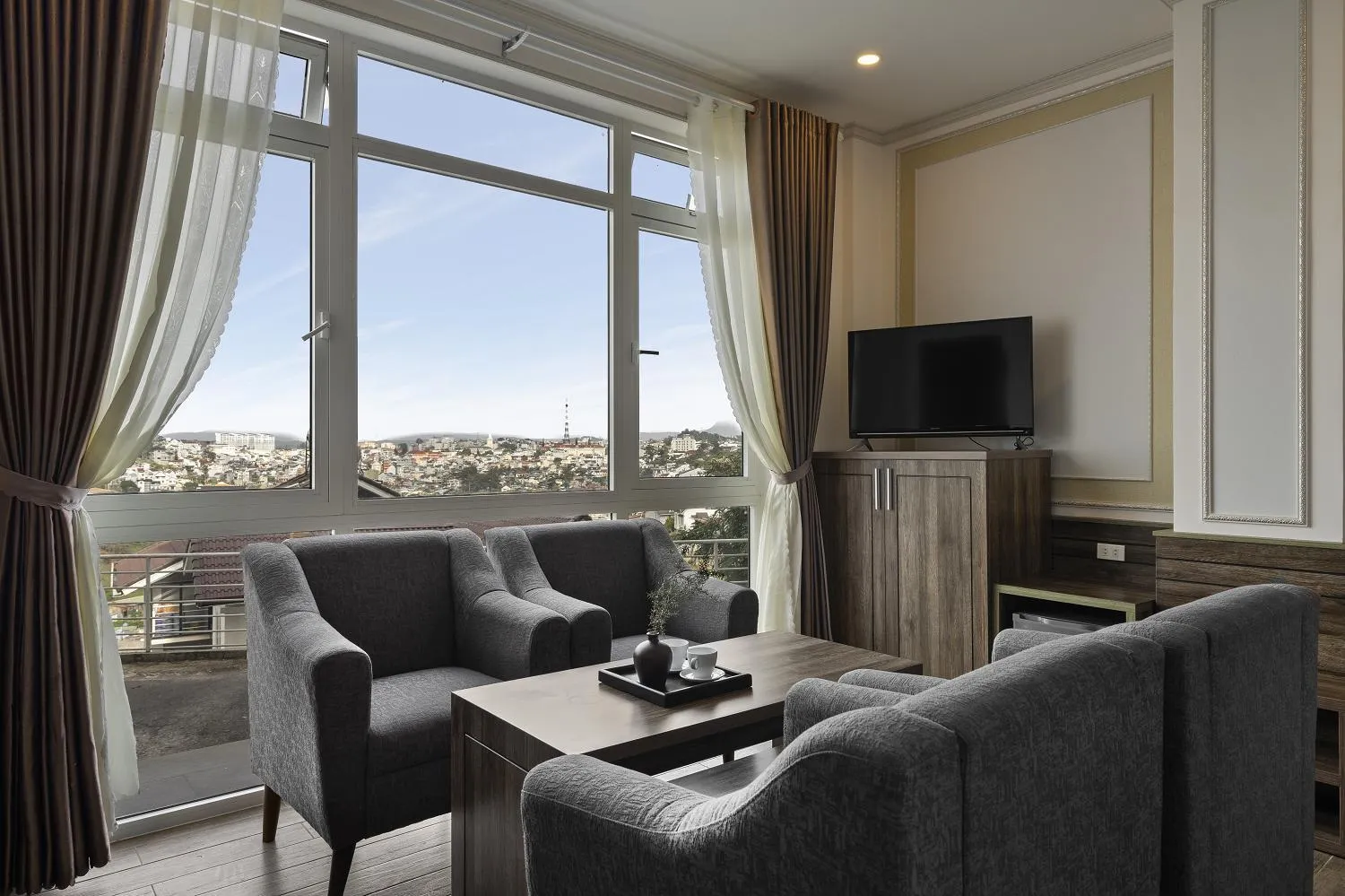 Seating area in New Life Hotel - Da Lat