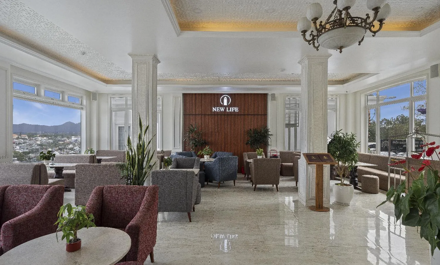 Lobby or reception in New Life Hotel - Da Lat