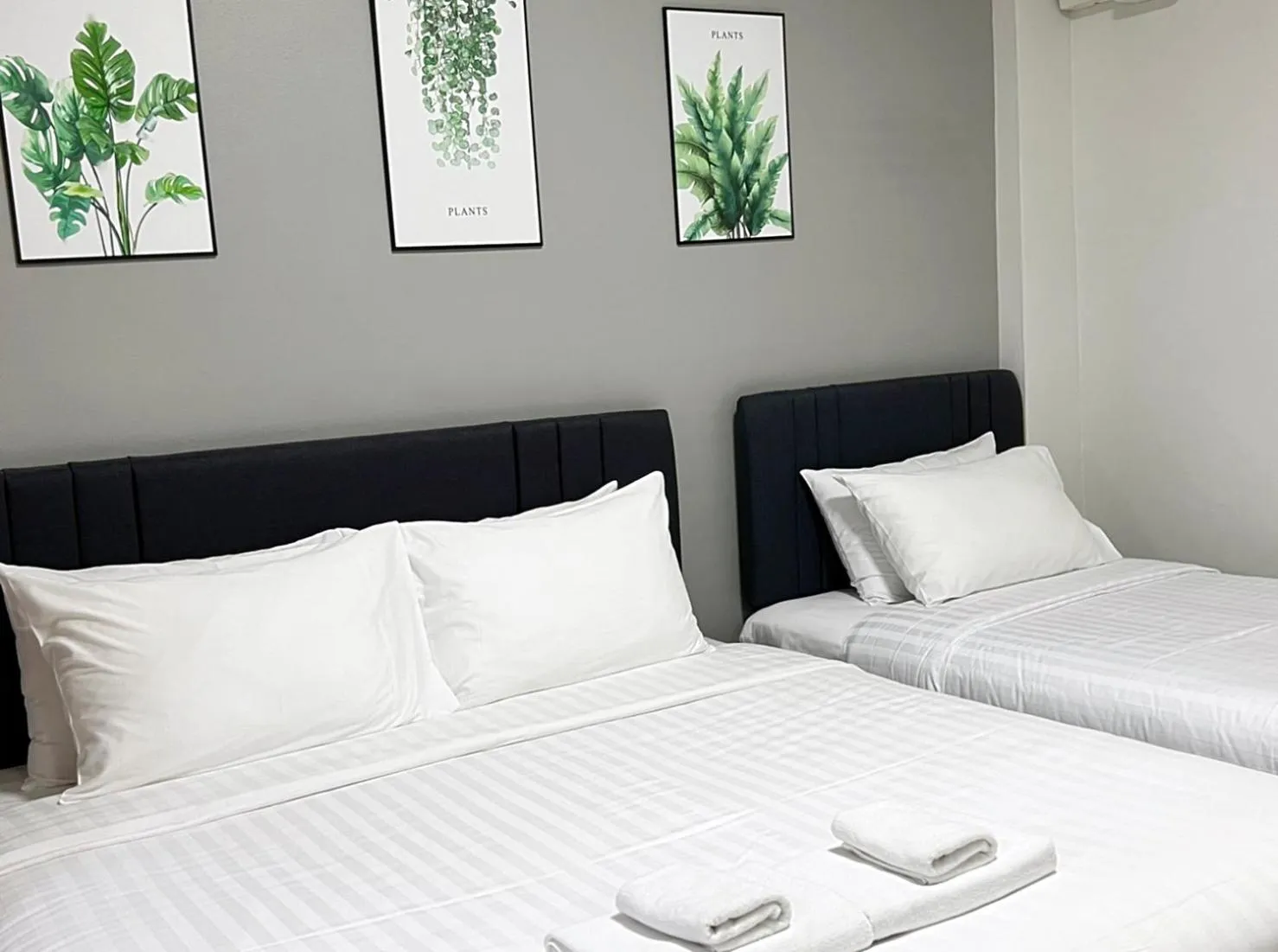 Bed in Golden Nest Hotel Suvarnabhumi