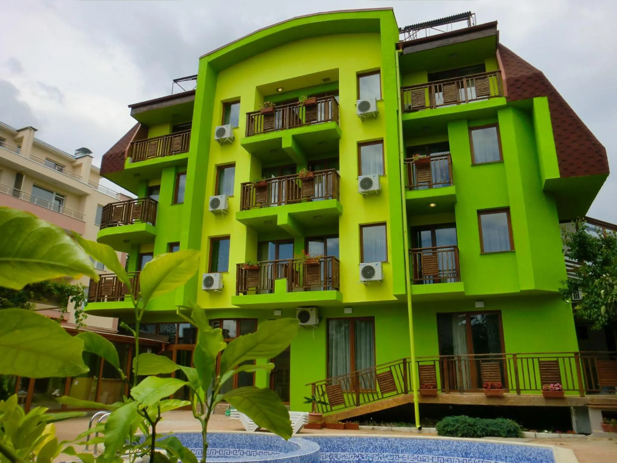 Property building in Green Hisar Hotel Family