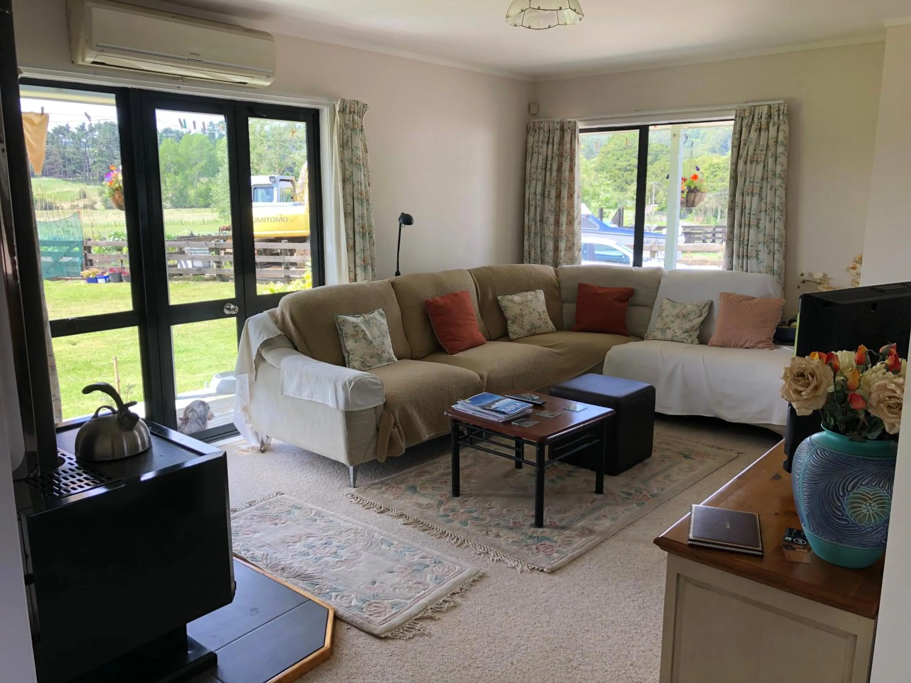 Living room in Hunua Ranges