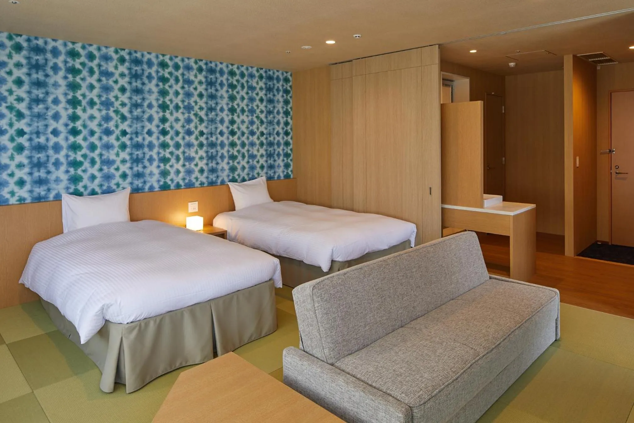 Photo of the whole room, Bed in Hakone Yutowa