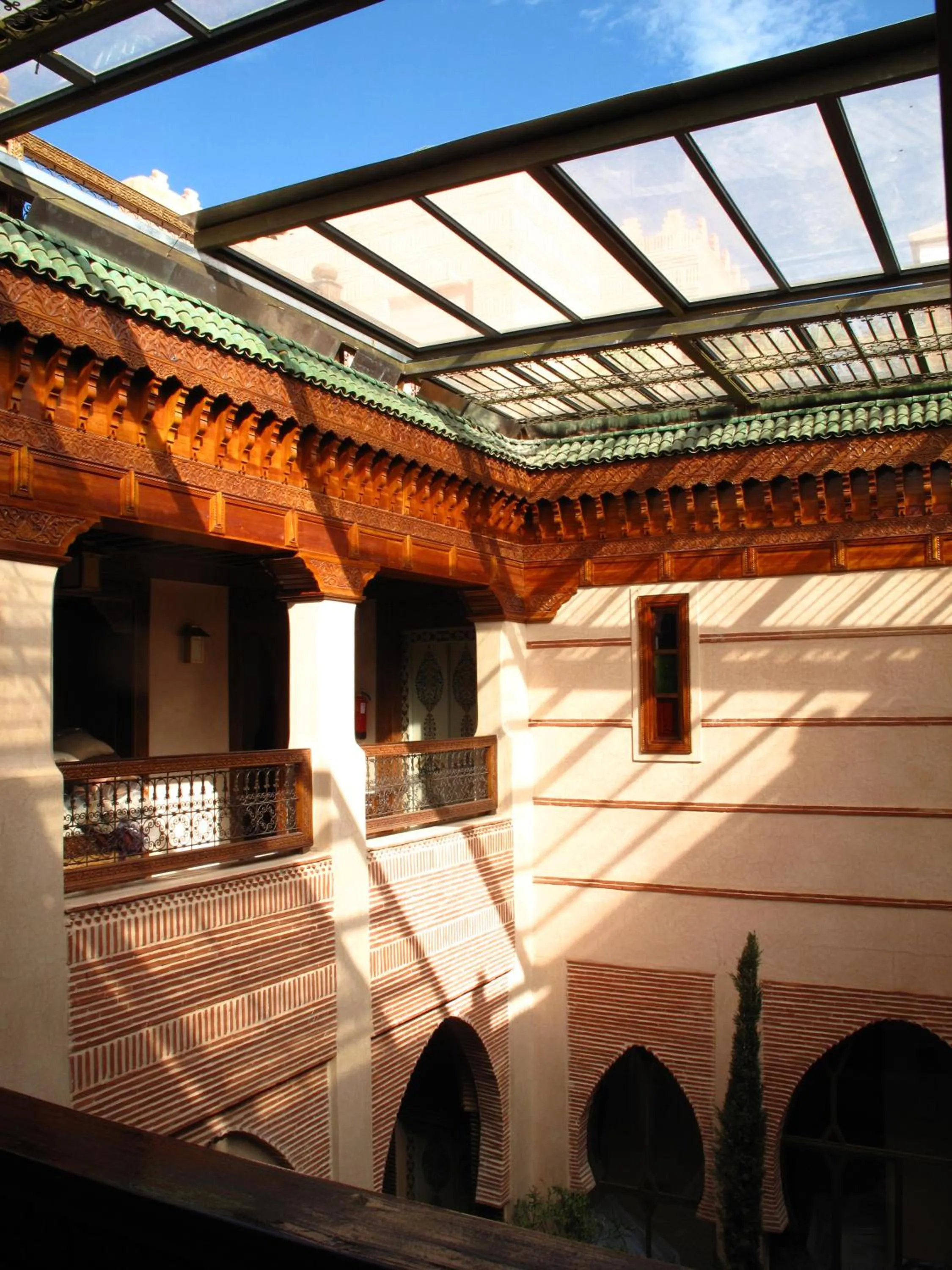 Decorative detail in Riad Le Perroquet Bleu Suites & Spa