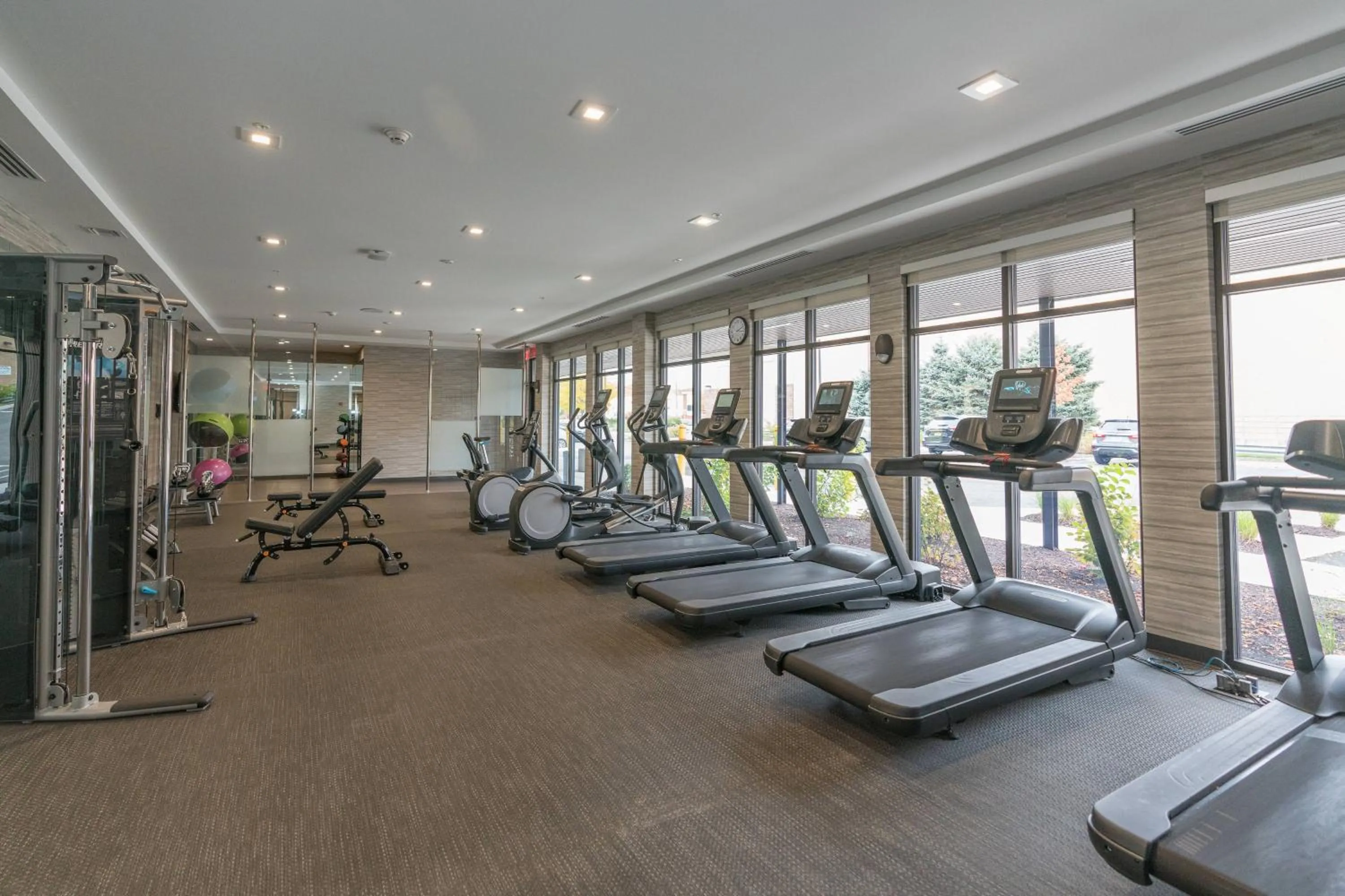 Fitness centre/facilities in Courtyard by Marriott West Springfield