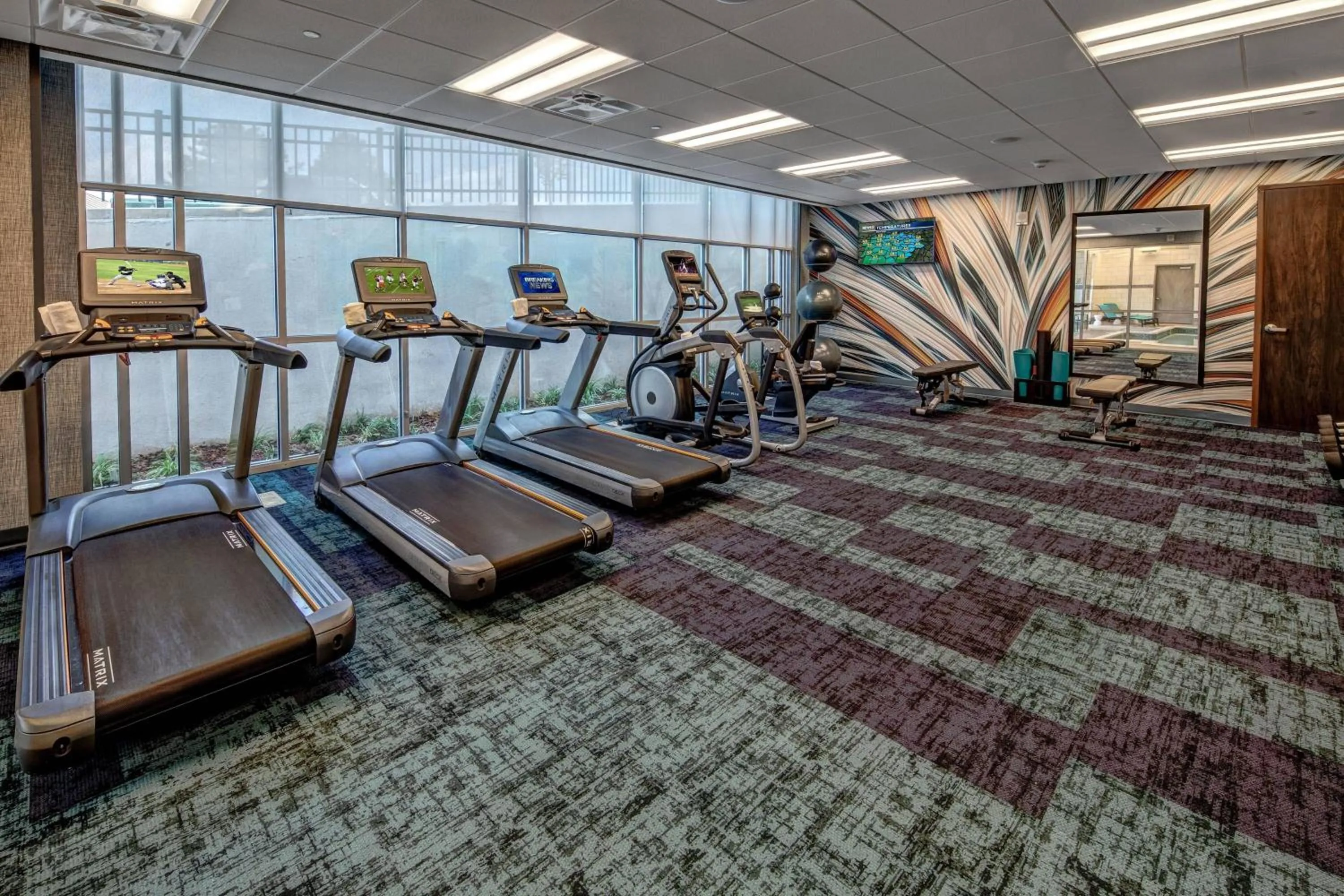 Fitness centre/facilities in SpringHill Suites by Marriott Nashville Brentwood