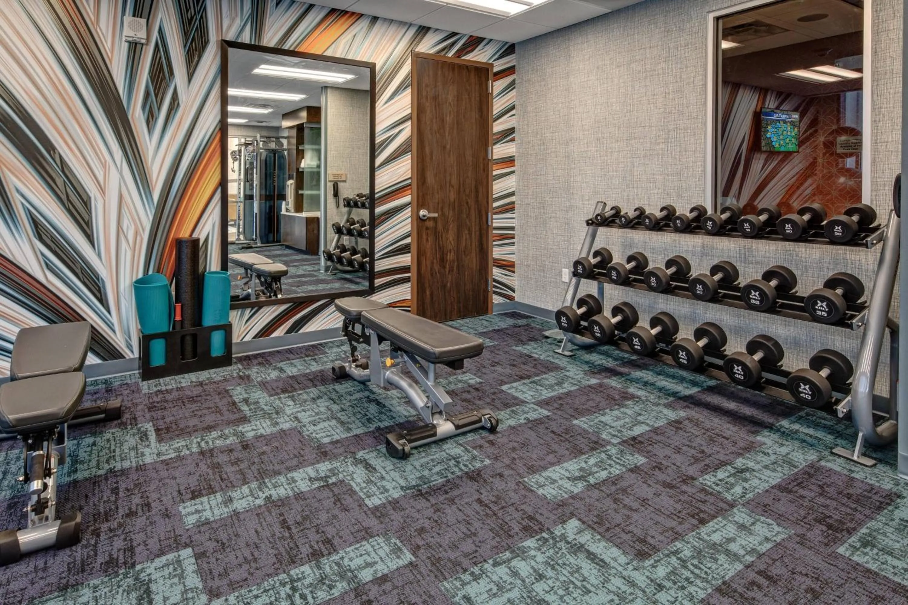 Fitness centre/facilities in SpringHill Suites by Marriott Nashville Brentwood