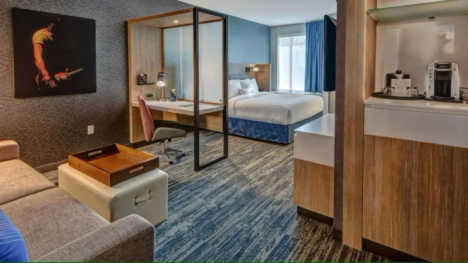 Photo of the whole room, Bed in SpringHill Suites by Marriott Nashville Brentwood
