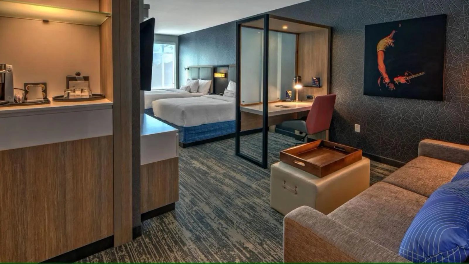 Photo of the whole room, Bed in SpringHill Suites by Marriott Nashville Brentwood