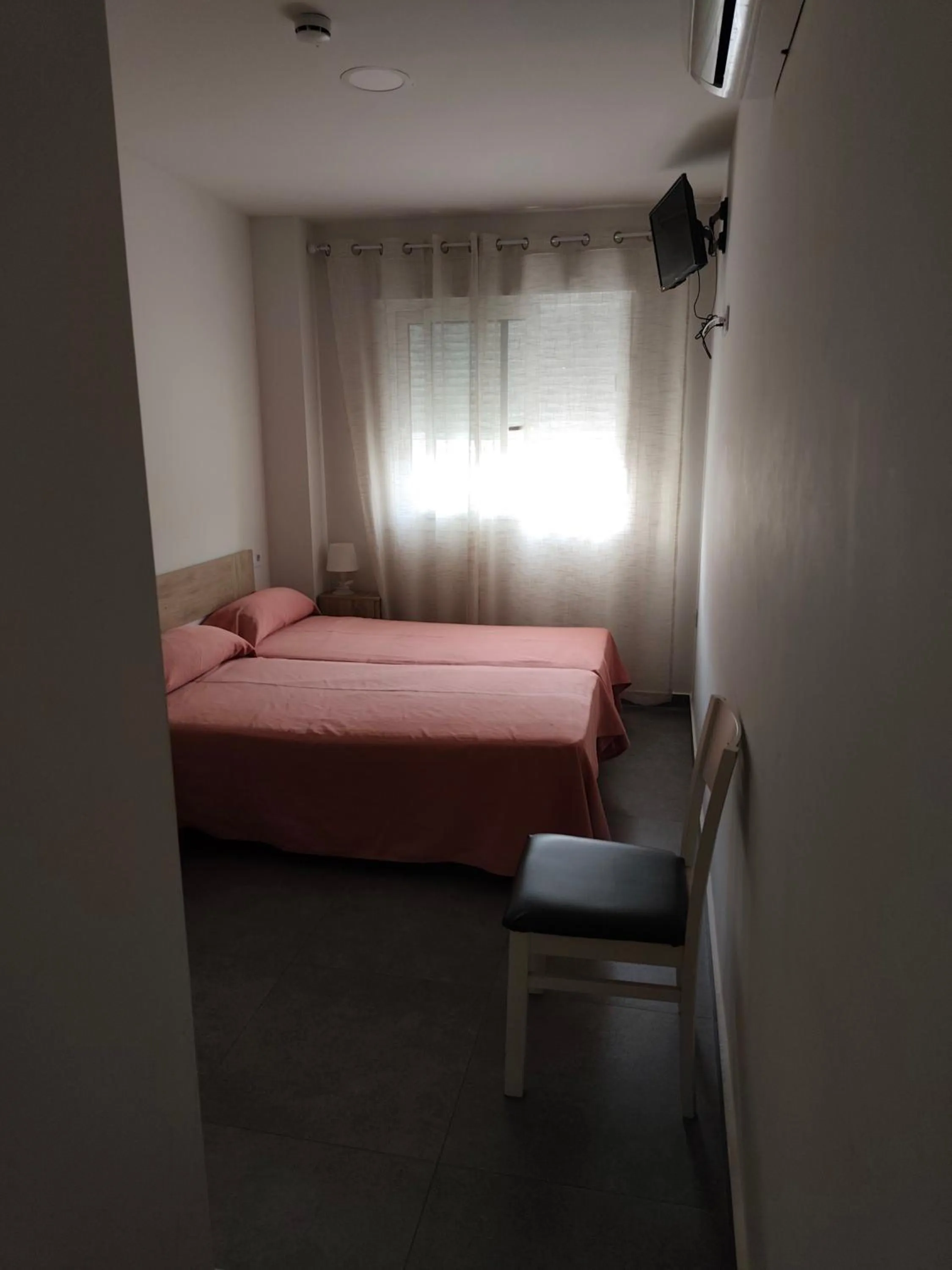 Bed in Pension La Puntica