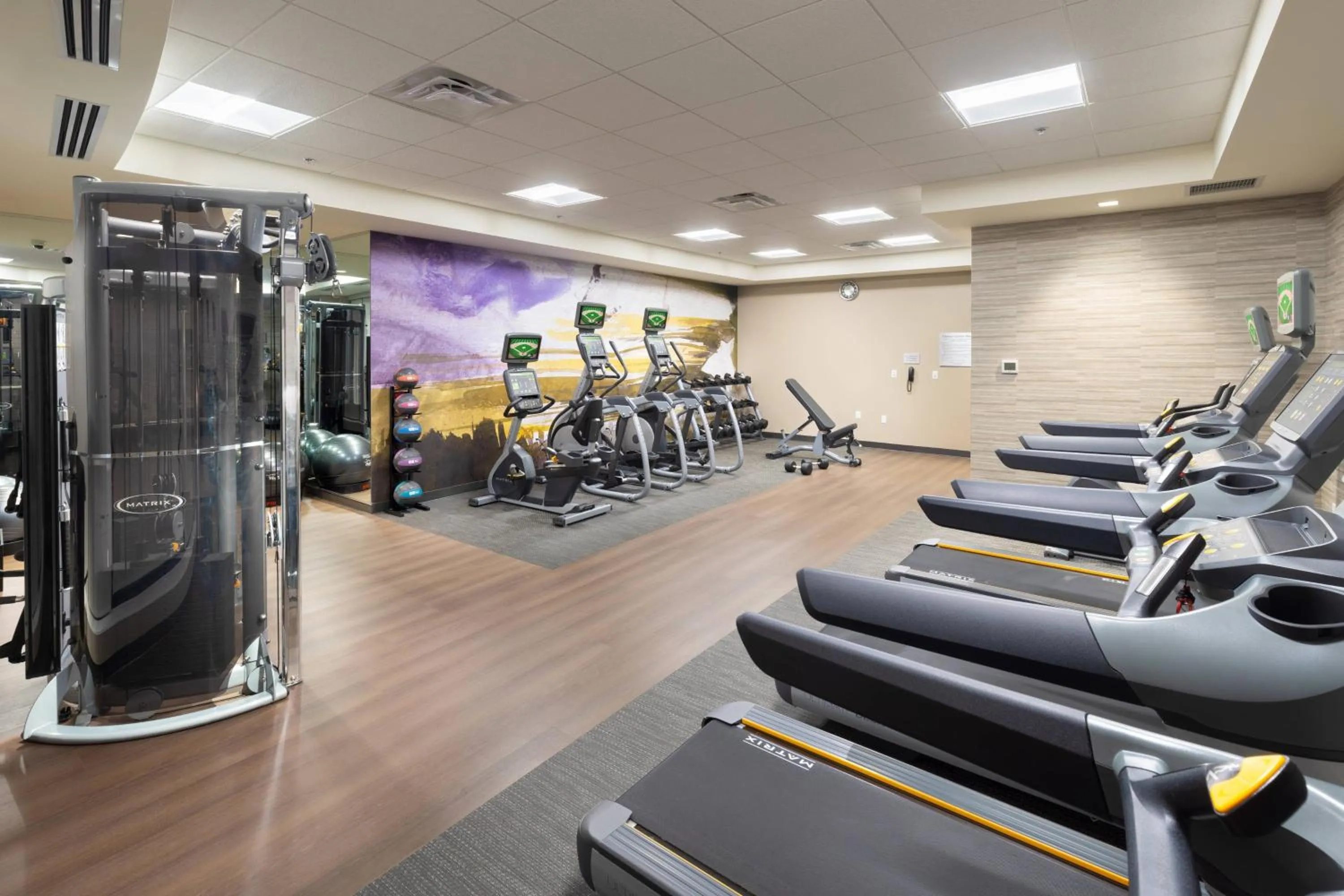 Fitness centre/facilities in Courtyard by Marriott Bowie
