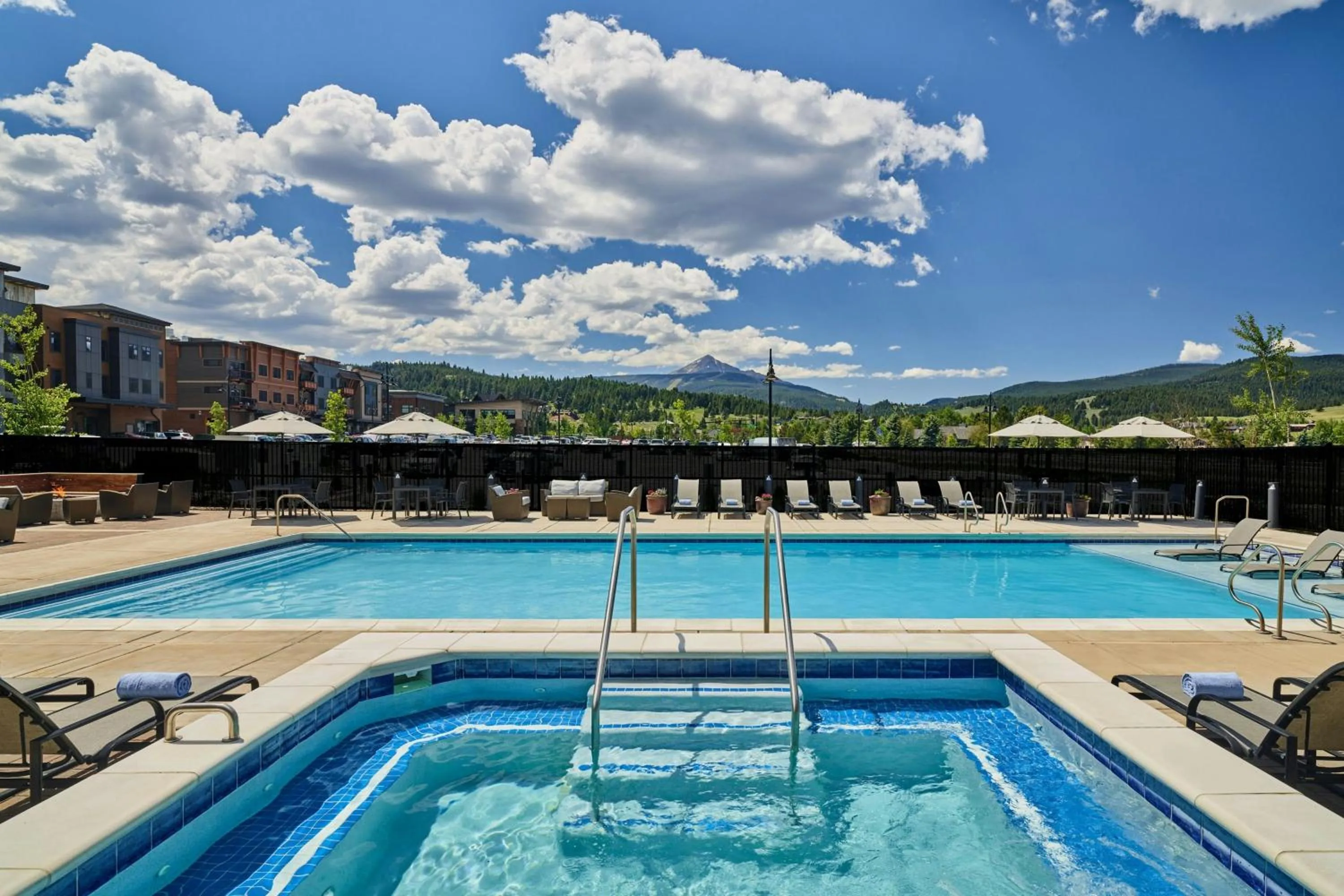 Swimming pool in Residence Inn by Marriott Big Sky/The Wilson Hotel