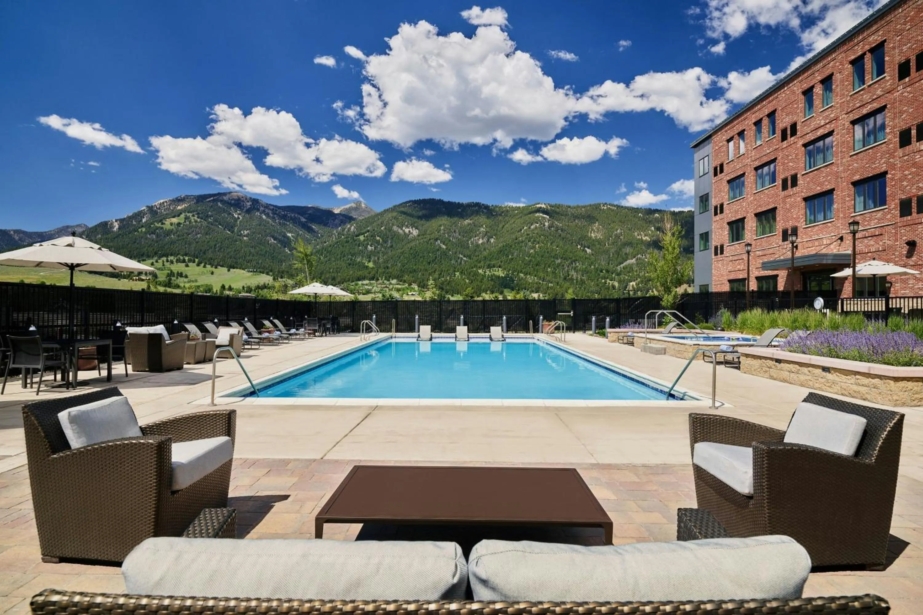 Swimming pool in Residence Inn by Marriott Big Sky/The Wilson Hotel