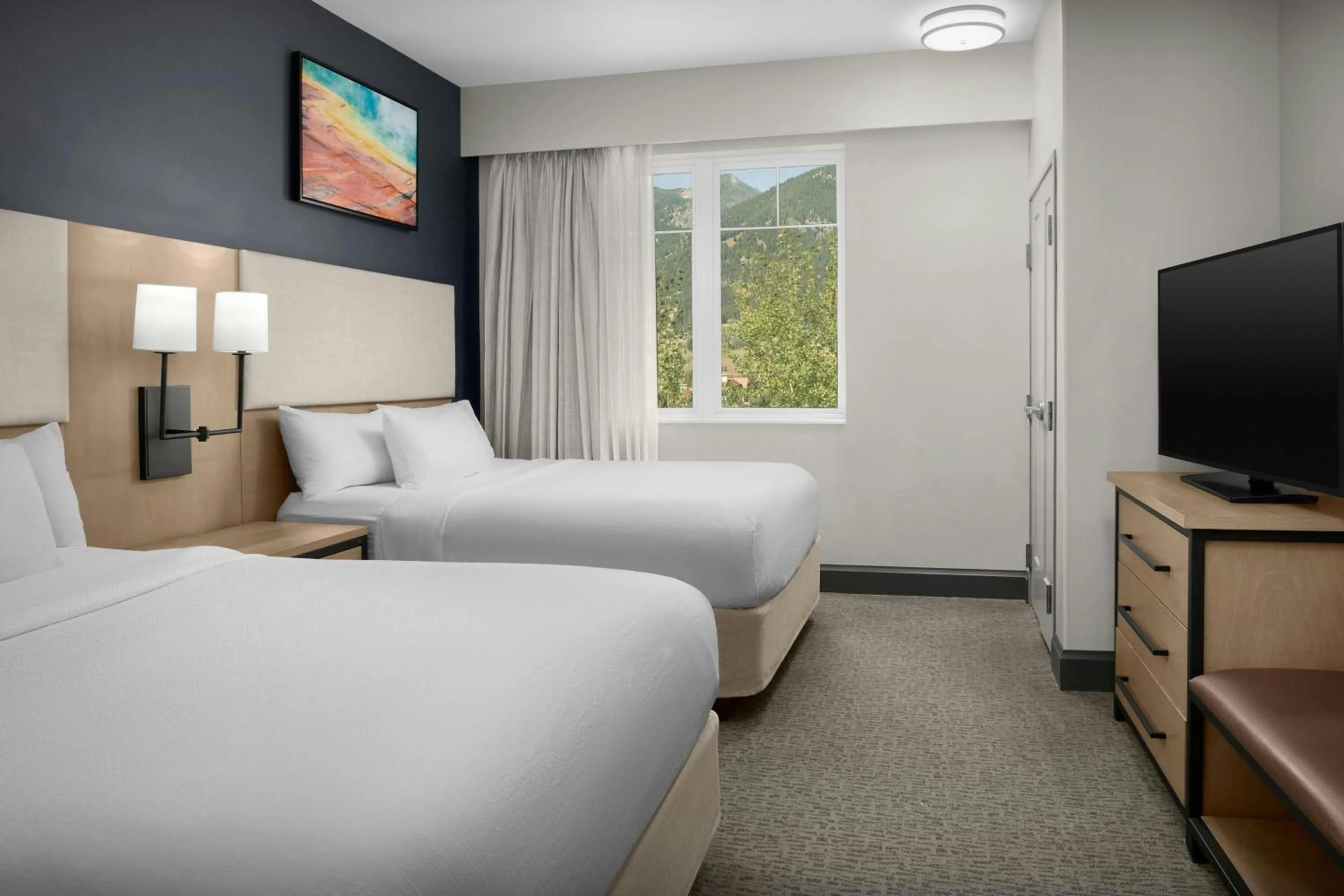 Bedroom, Bed in Residence Inn by Marriott Big Sky/The Wilson Hotel