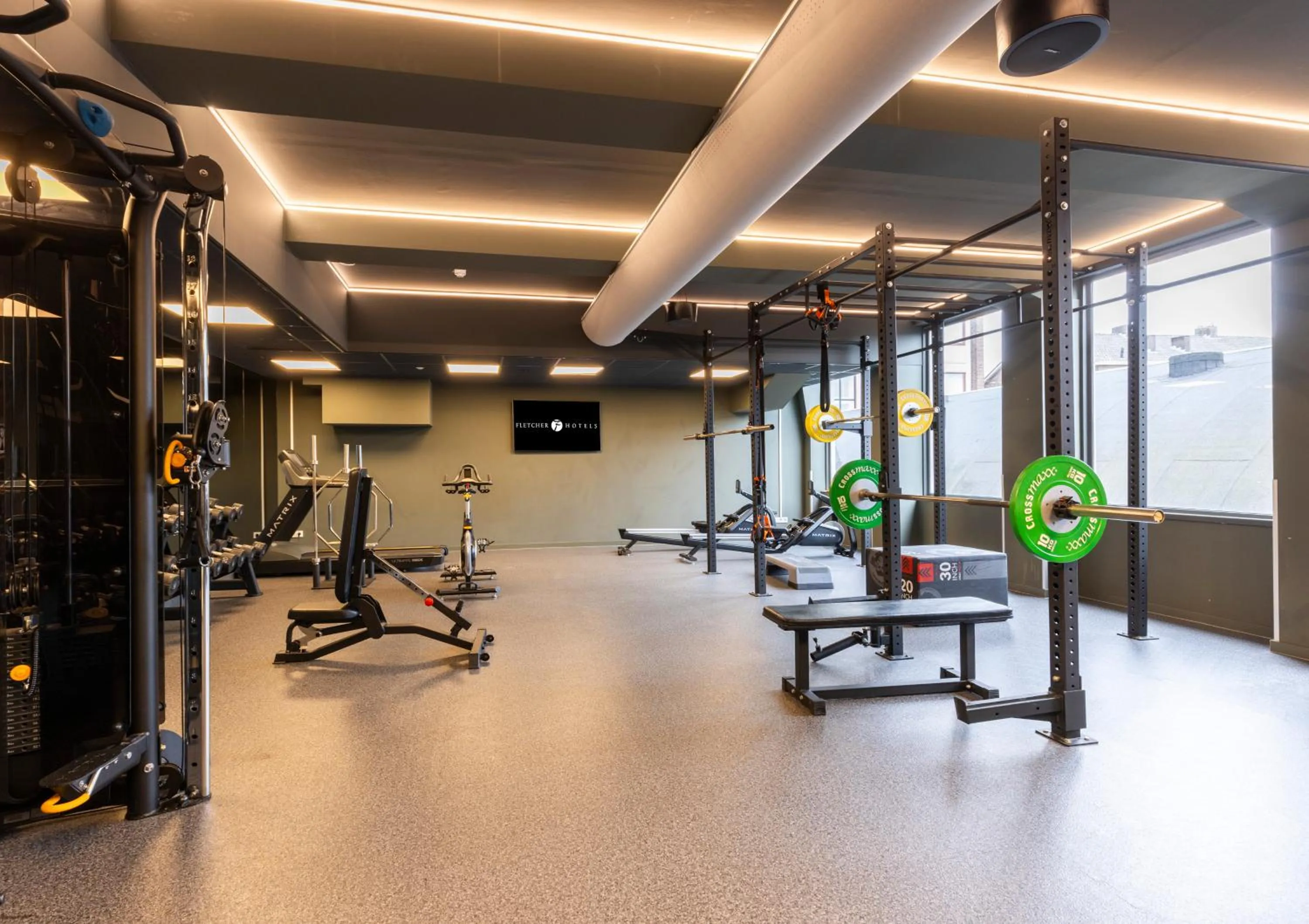 Fitness centre/facilities in Fletcher Boutique Hotel Slaak-Rotterdam