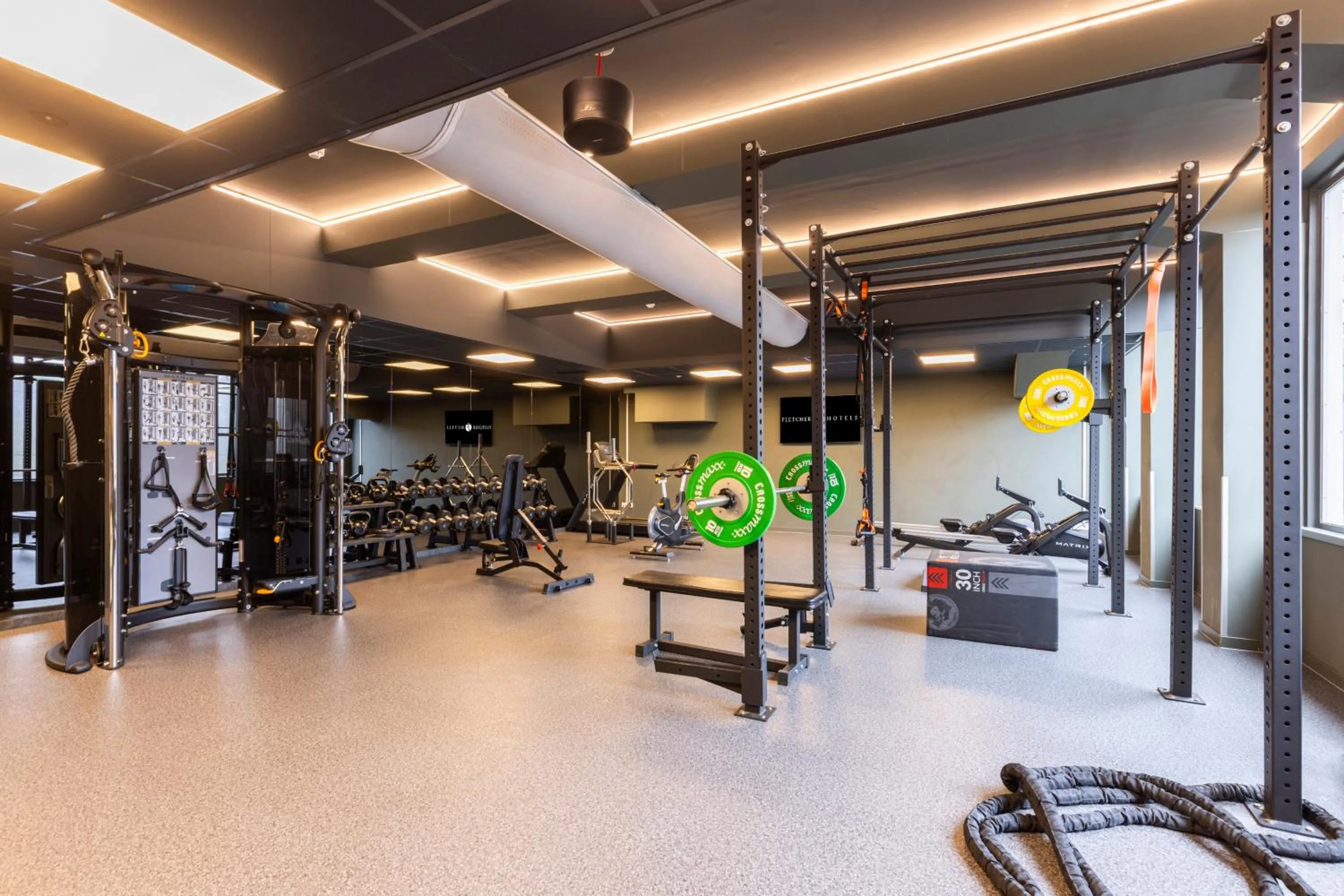 Fitness centre/facilities in Fletcher Boutique Hotel Slaak-Rotterdam