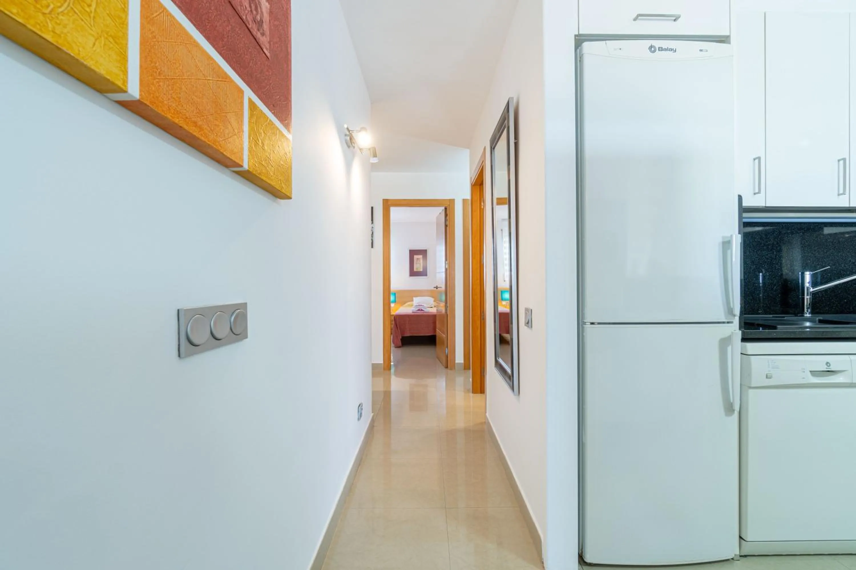 Kitchen or kitchenette in Apart-rent Penthouse Port Grec 0160