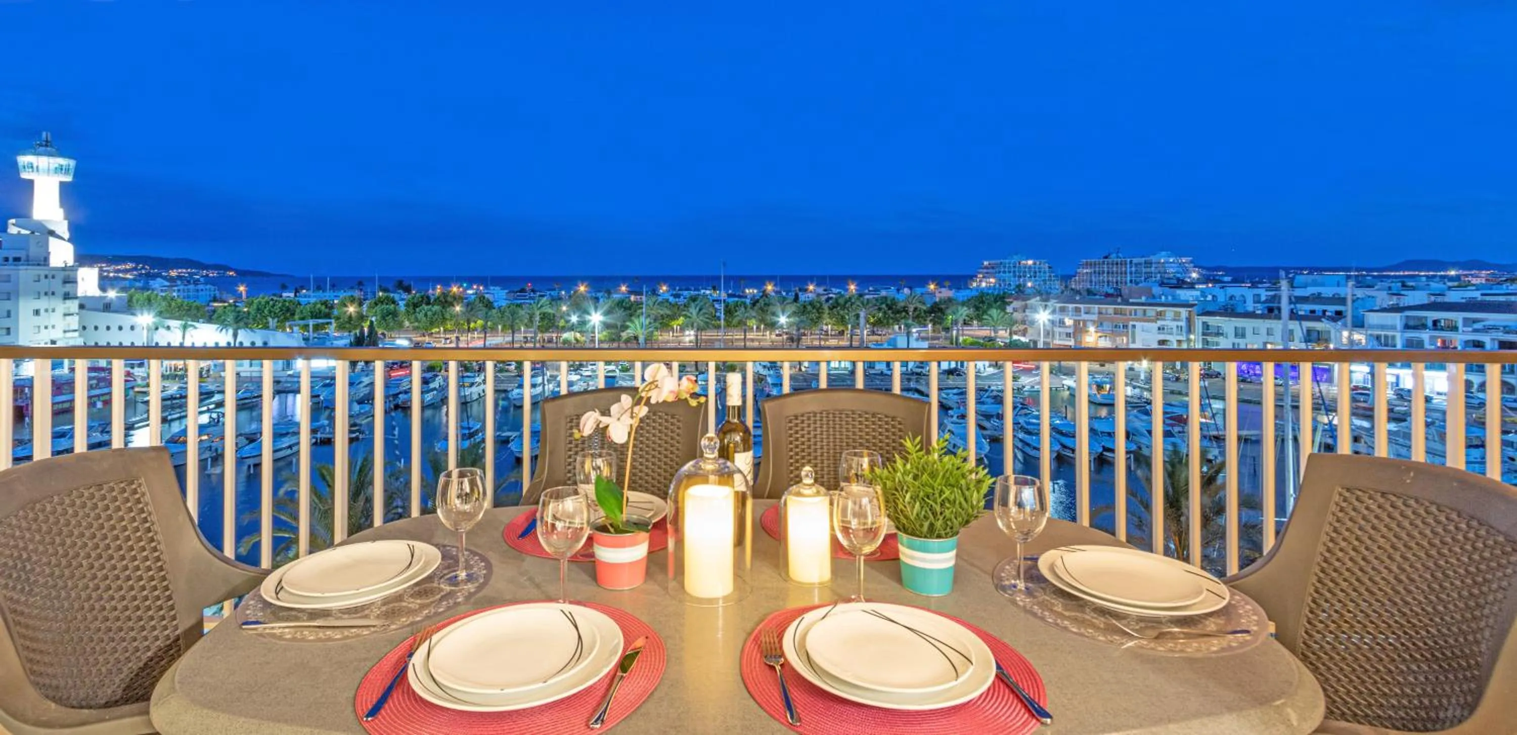 Balcony/Terrace in Apart-rent Penthouse Port Grec 0160