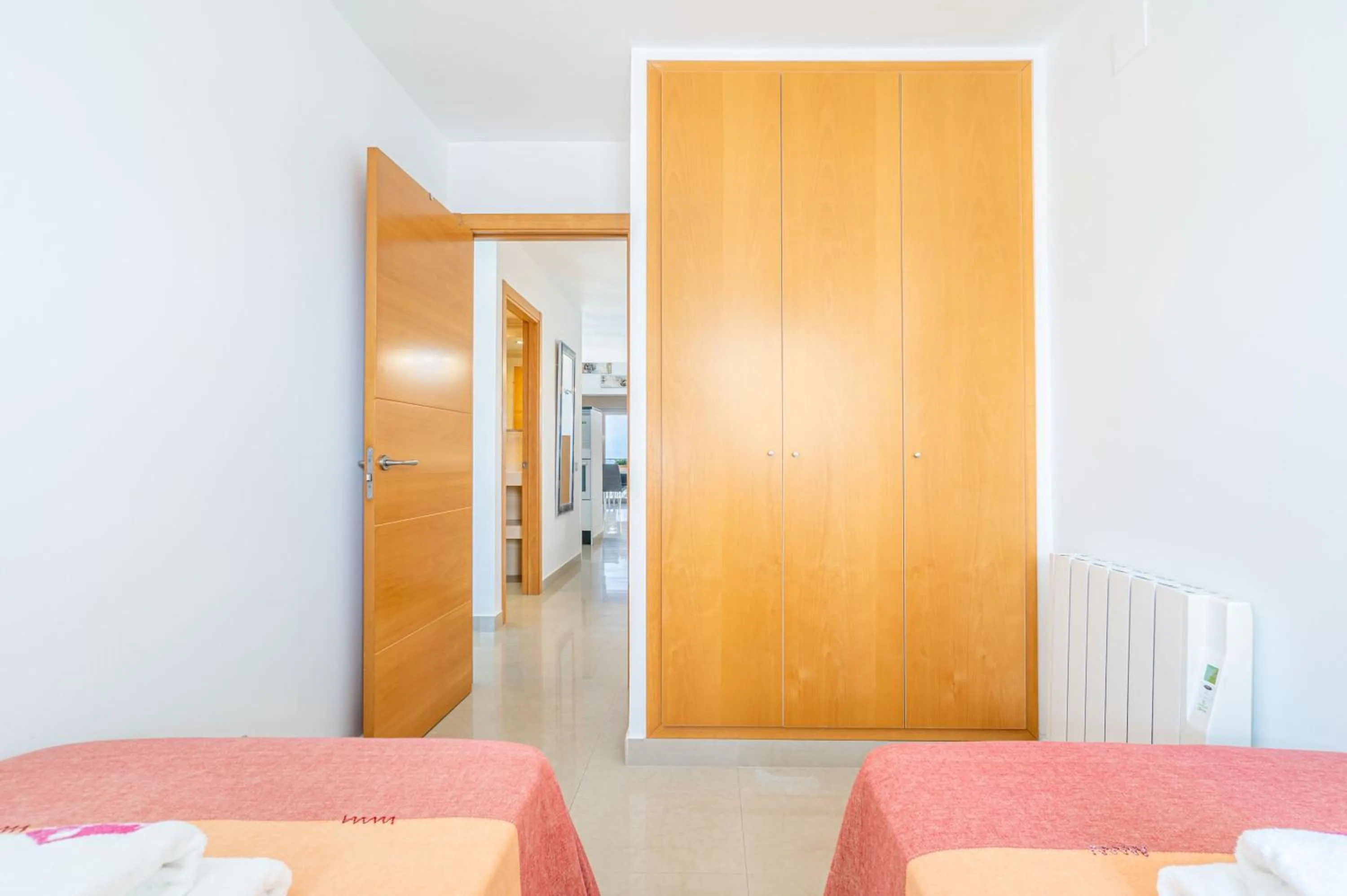 Bedroom, Bed in Apart-rent Penthouse Port Grec 0160
