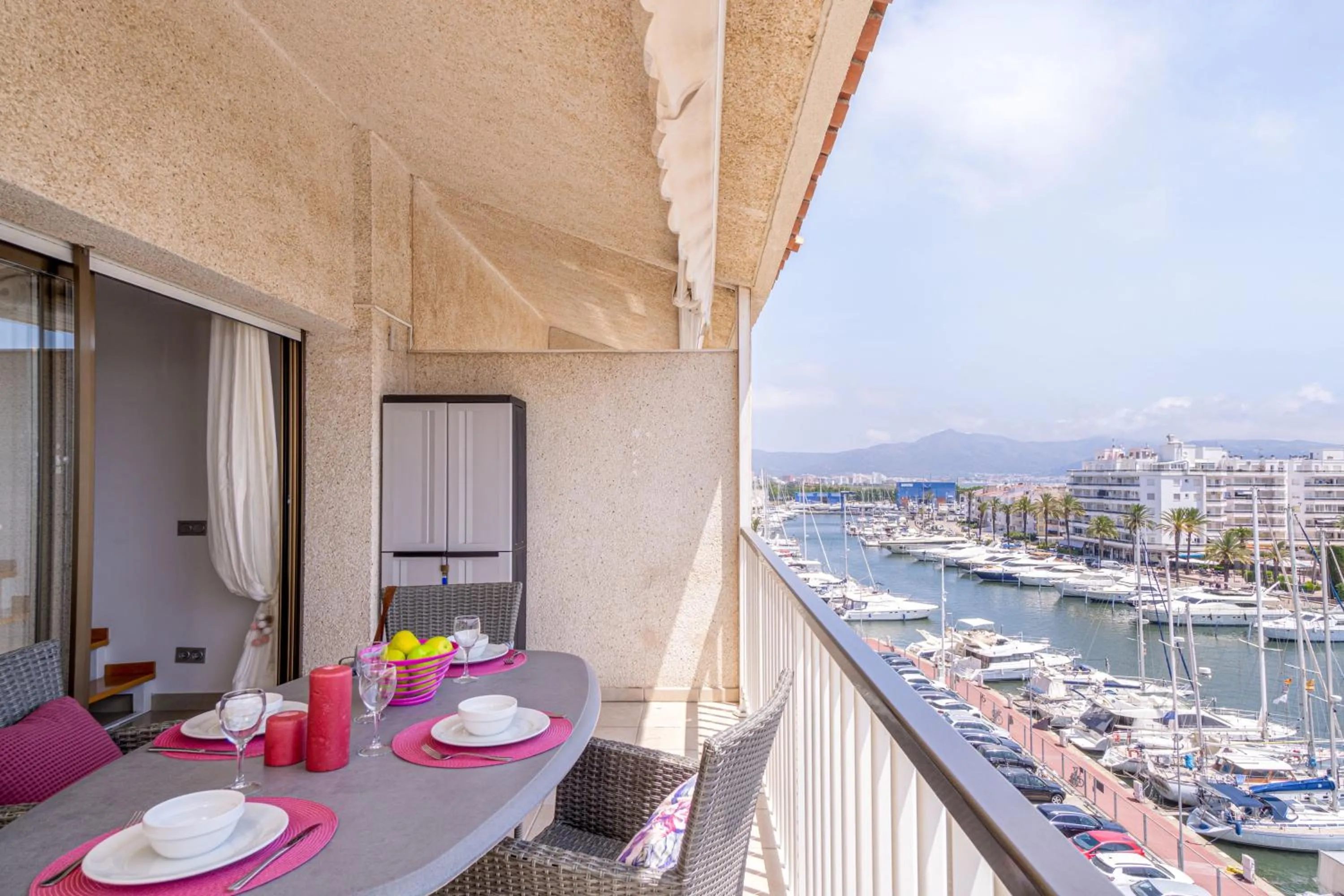 Balcony/Terrace in Apart-rent Penthouse Port Grec 0160