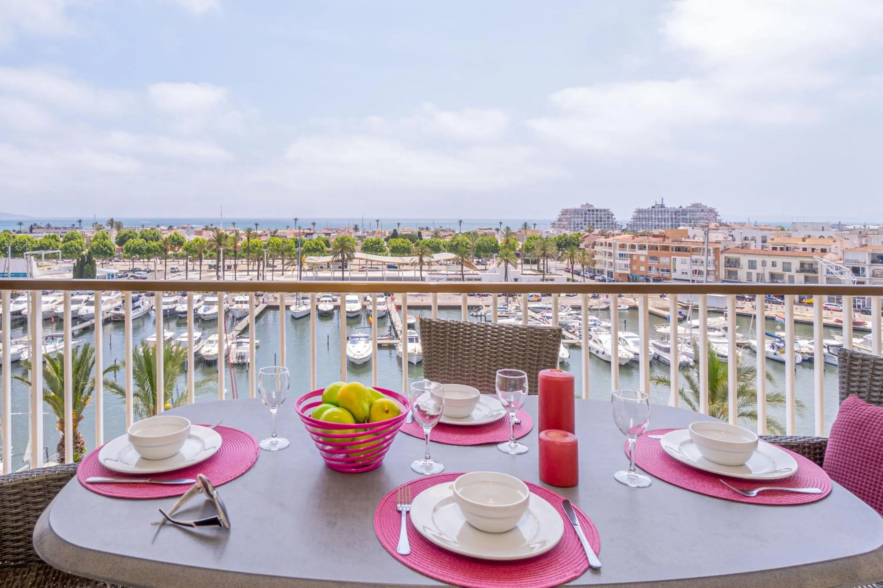 Balcony/Terrace in Apart-rent Penthouse Port Grec 0160