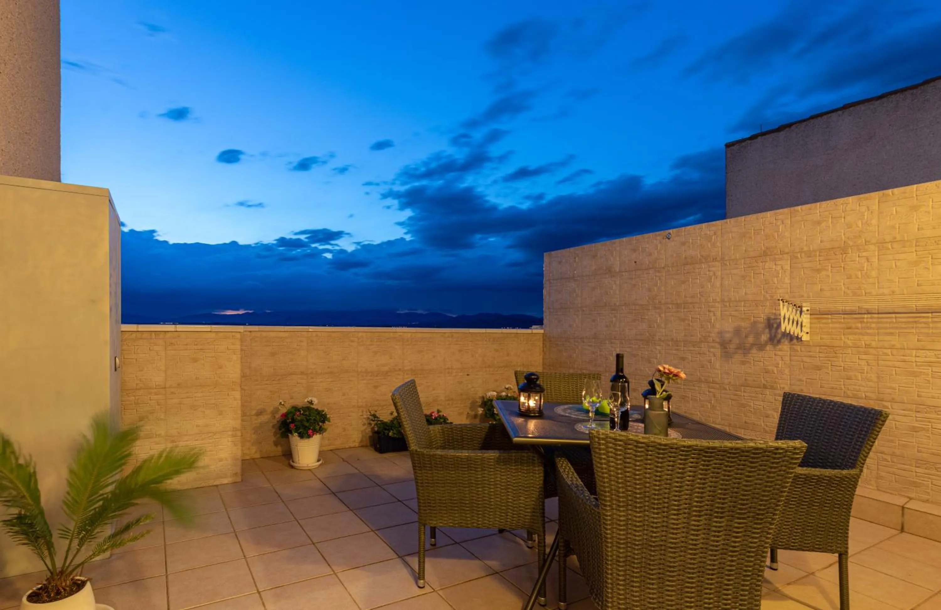 Balcony/Terrace in Apart-rent Penthouse Port Grec 0160