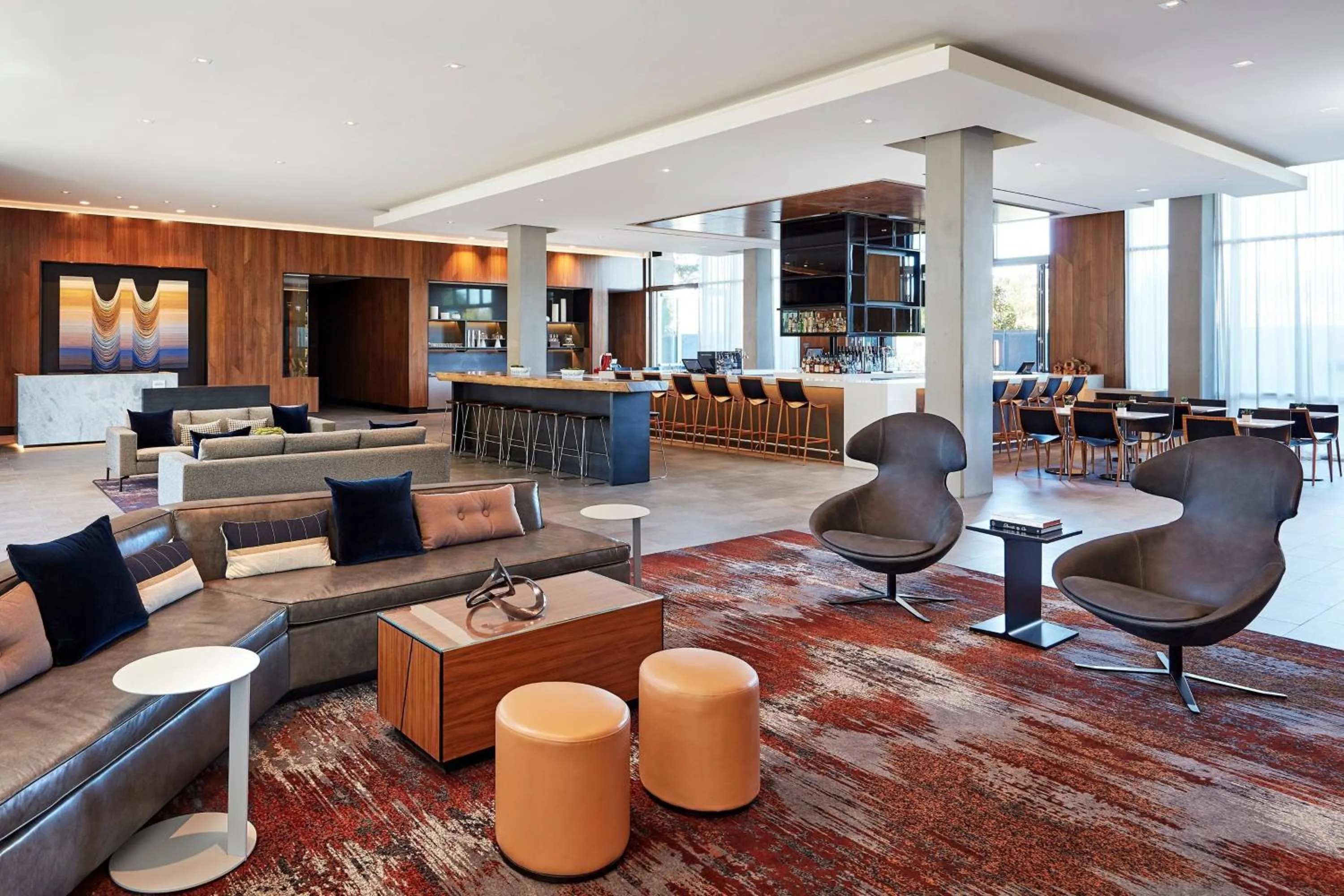 Lobby or reception in AC Hotel by Marriott San Jose Santa Clara