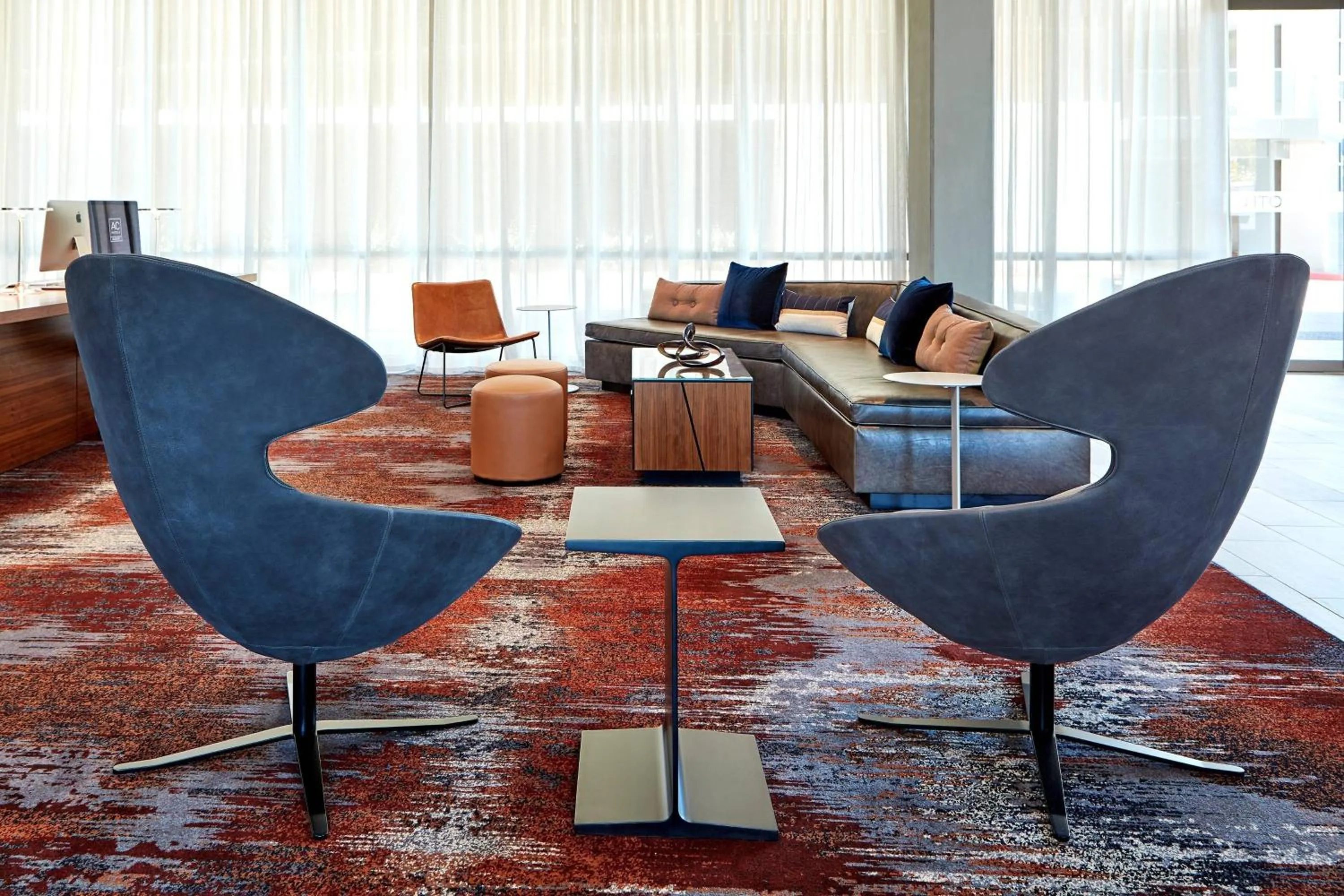 Lobby or reception in AC Hotel by Marriott San Jose Santa Clara