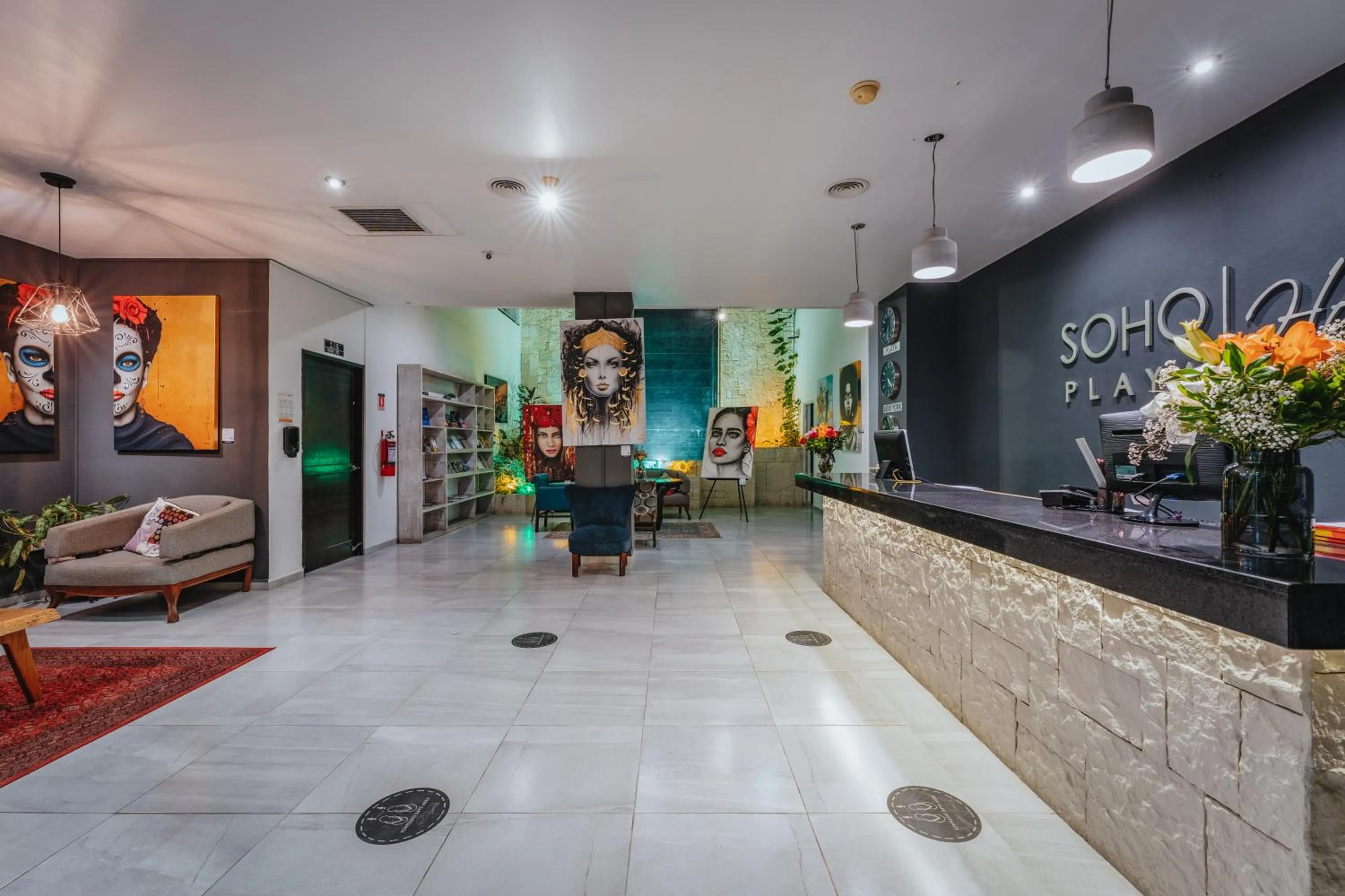 Lobby or reception in Soho Playa Hotel
