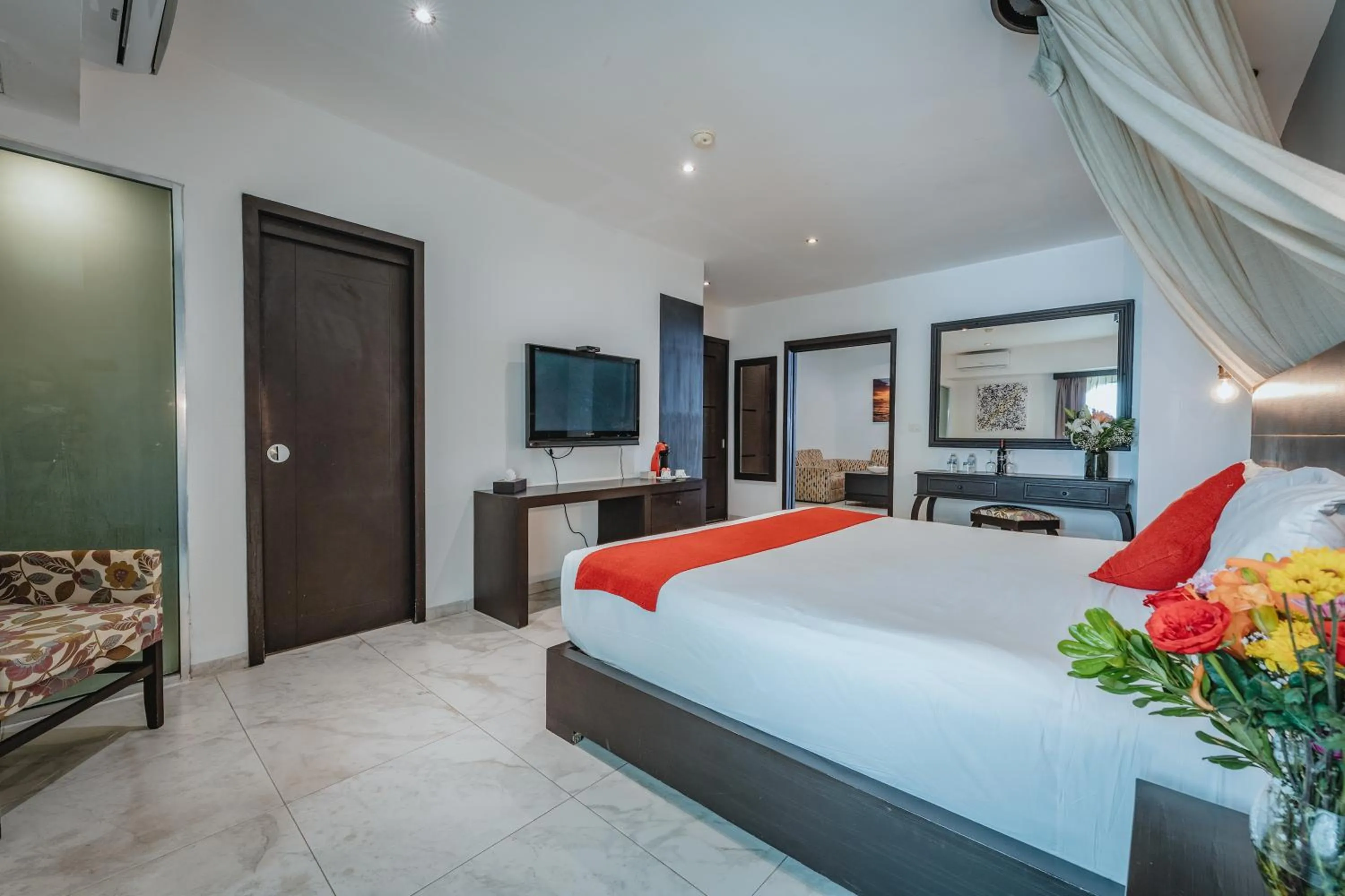 Bed in Soho Playa Hotel