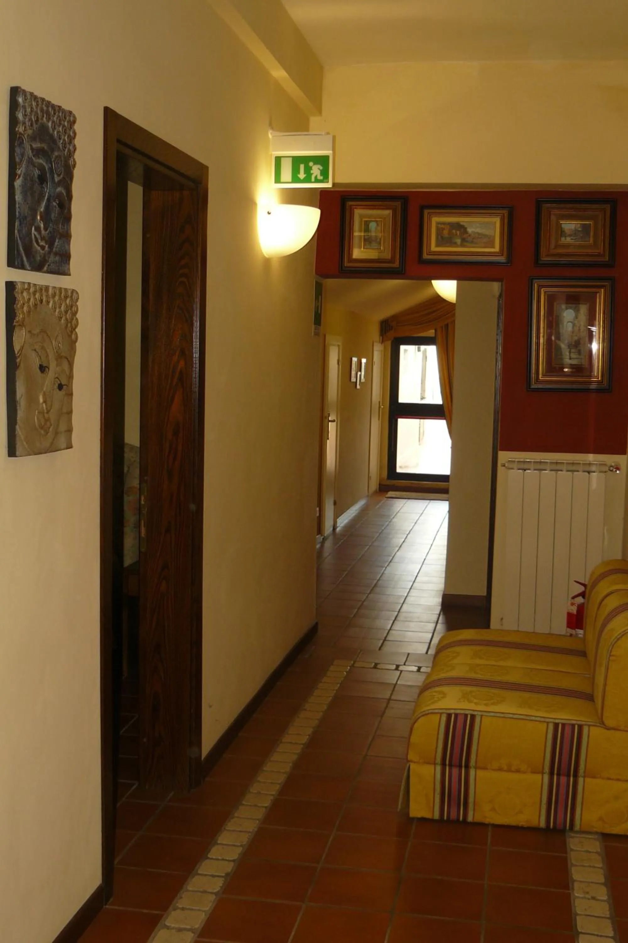 Decorative detail, Bed in Hotel La Rocca