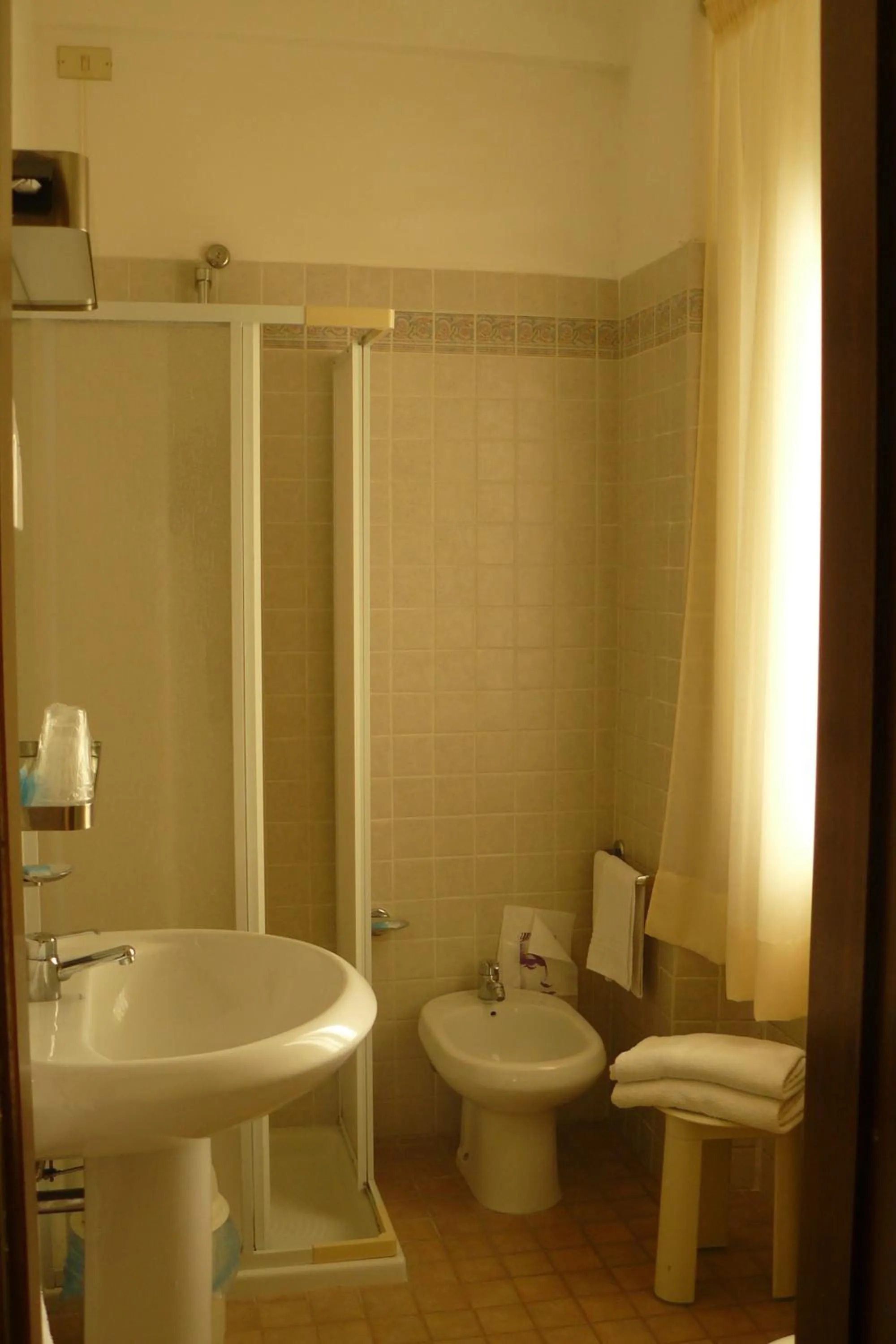 Bathroom in Hotel La Rocca