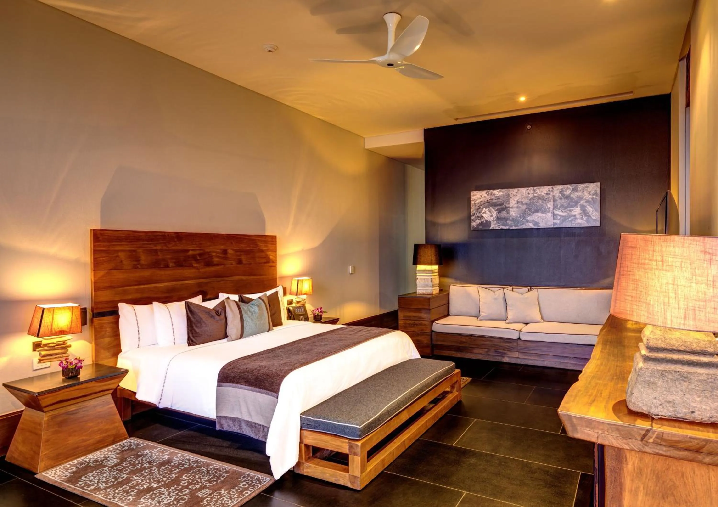 Bed in NIZUC Resort & Spa