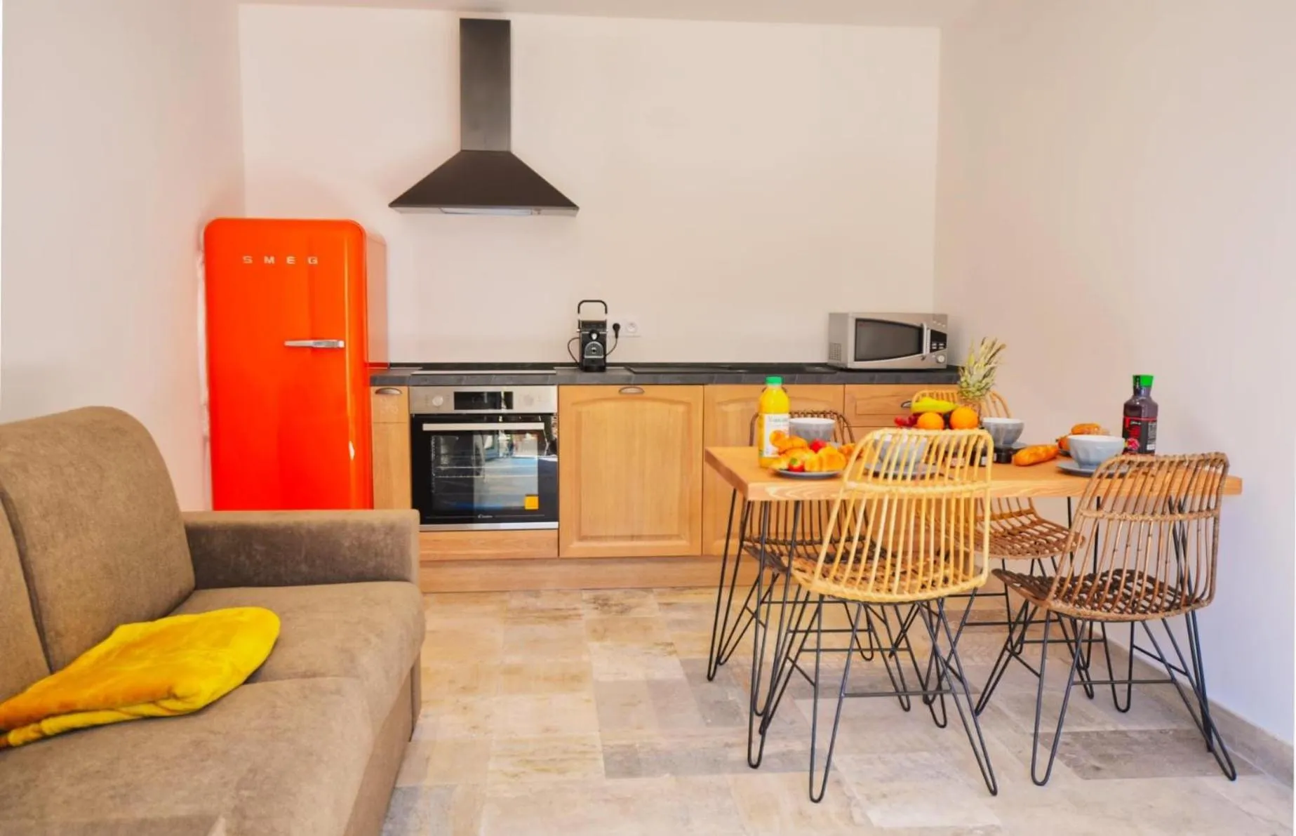 Kitchen or kitchenette in Residence Marea Resort