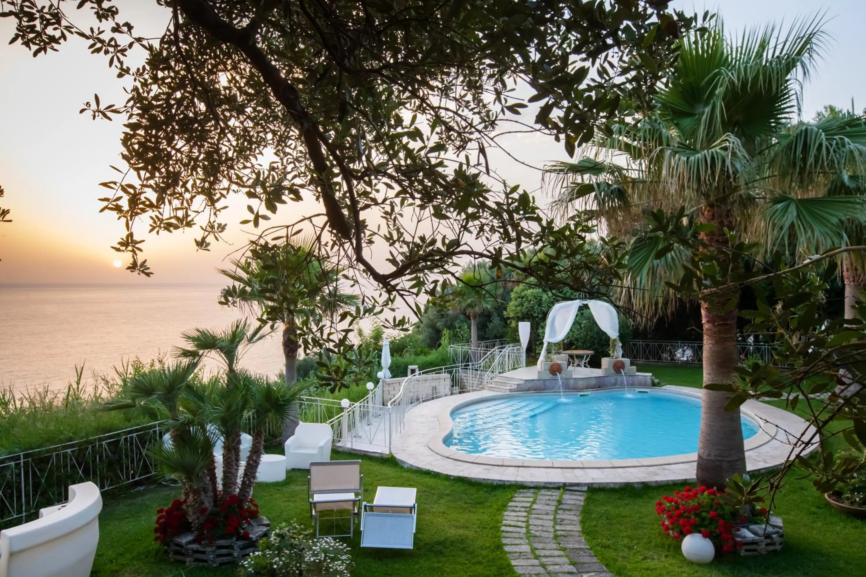 Garden view in CapoSperone Resort