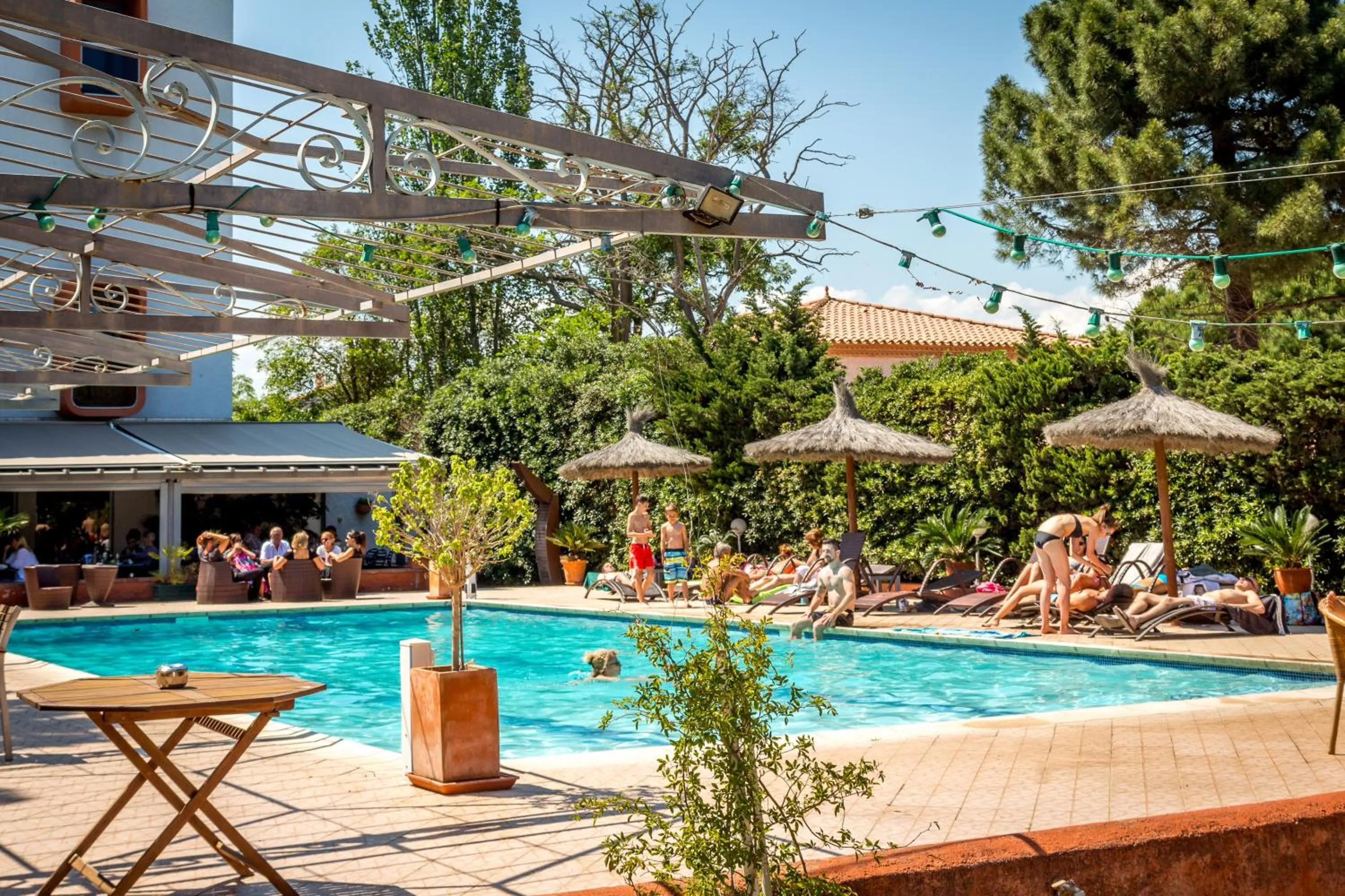 Swimming pool in Hotel Aquarius