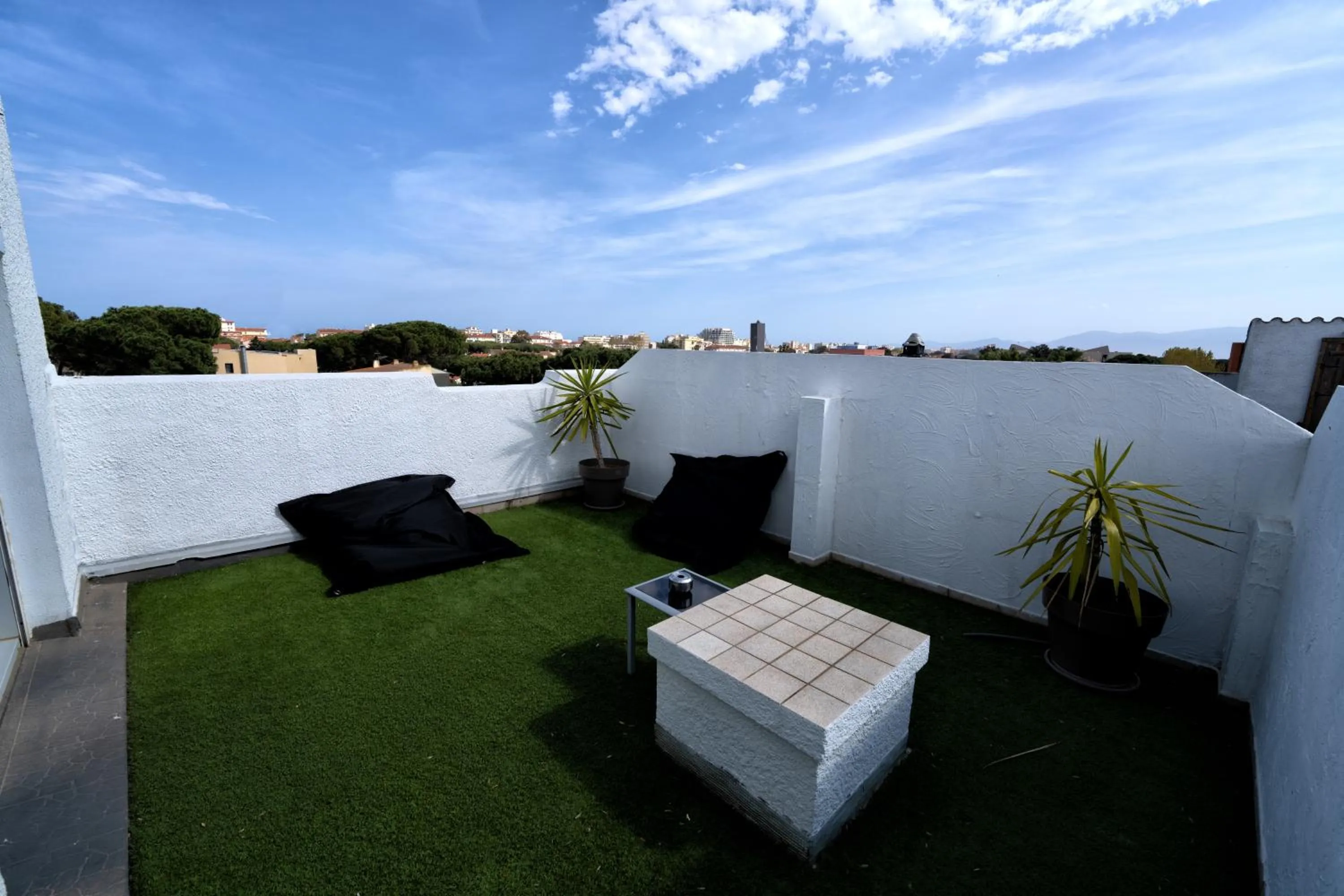 Patio in Hotel Aquarius