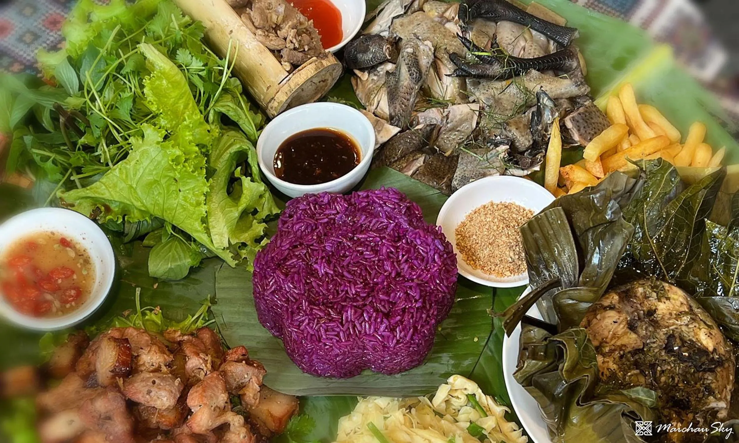 Food and drinks in Mai Chau Sky Resort