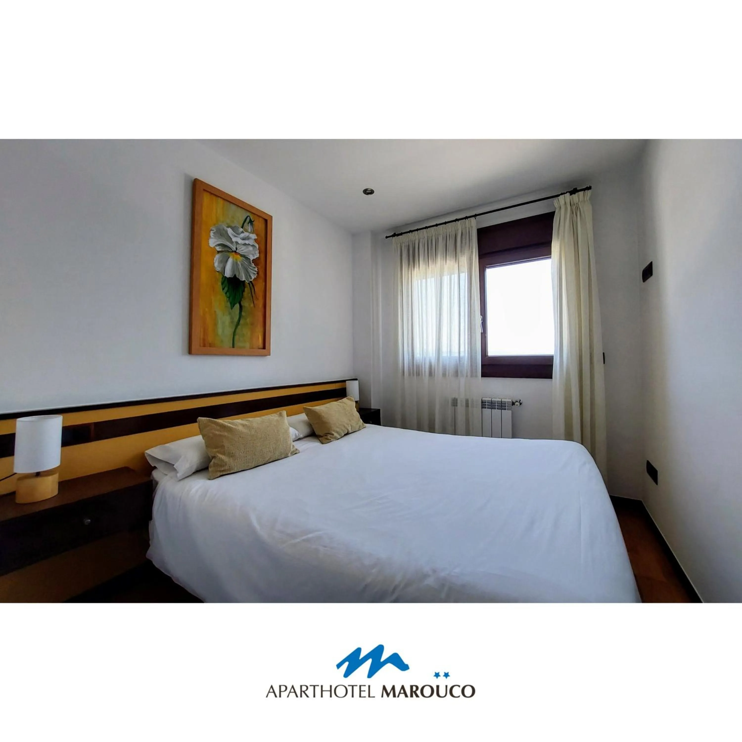 Bed in Hotel Apartamento Marouco