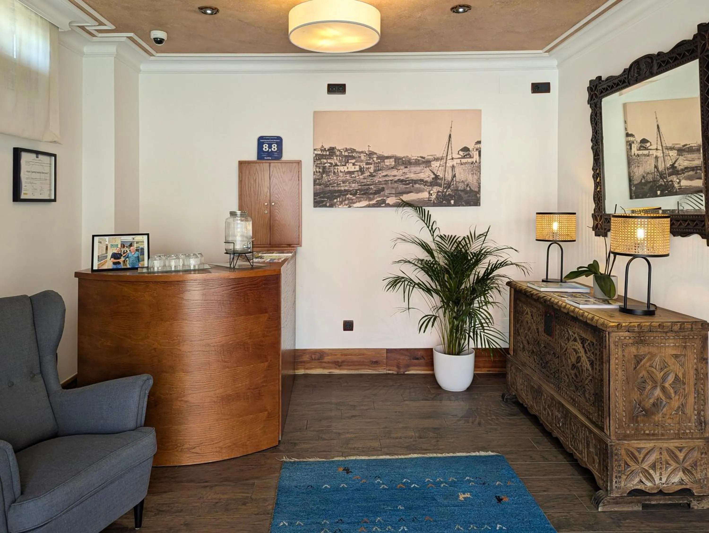 Lobby or reception in Hotel Apartamento Marouco