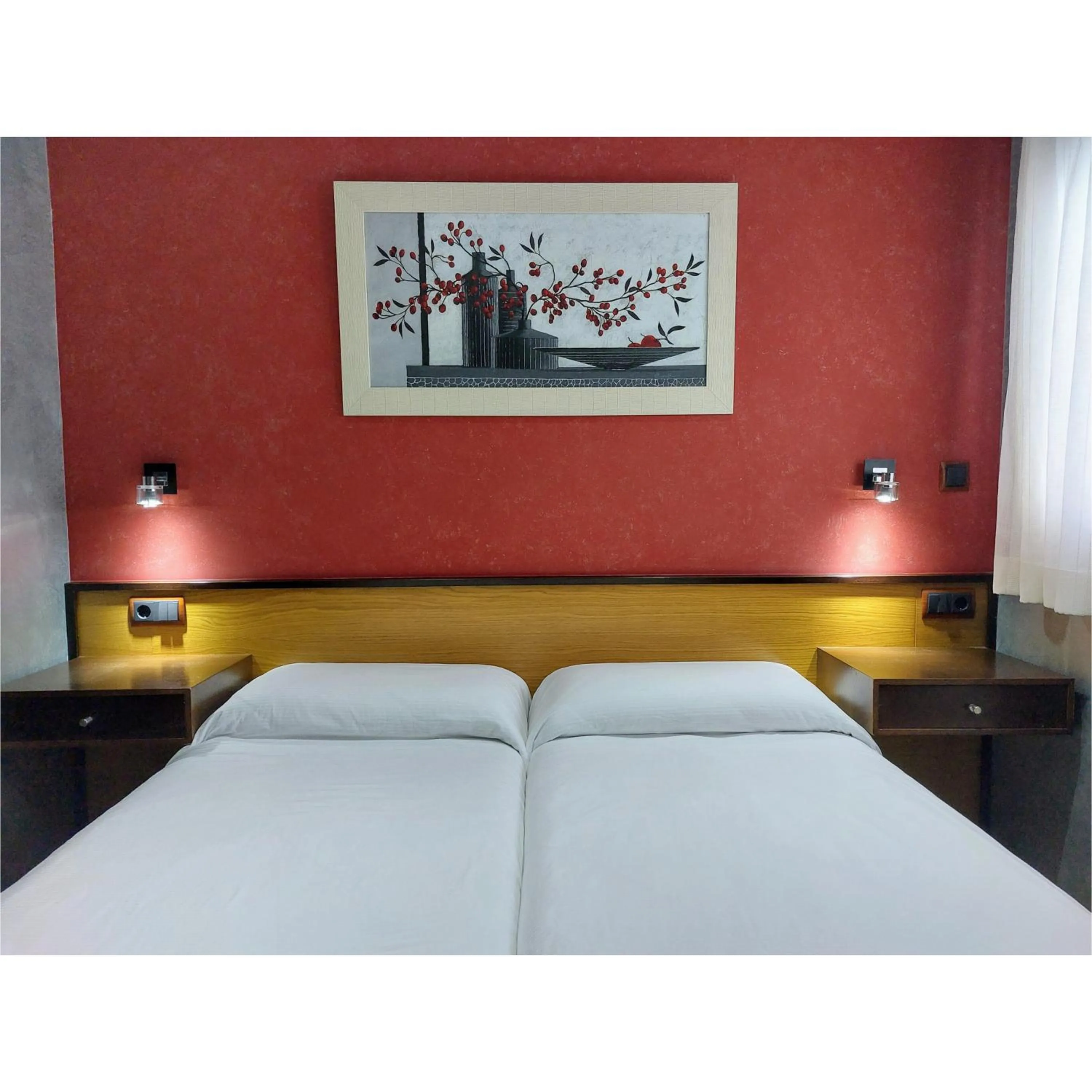 Bed in Hotel Apartamento Marouco