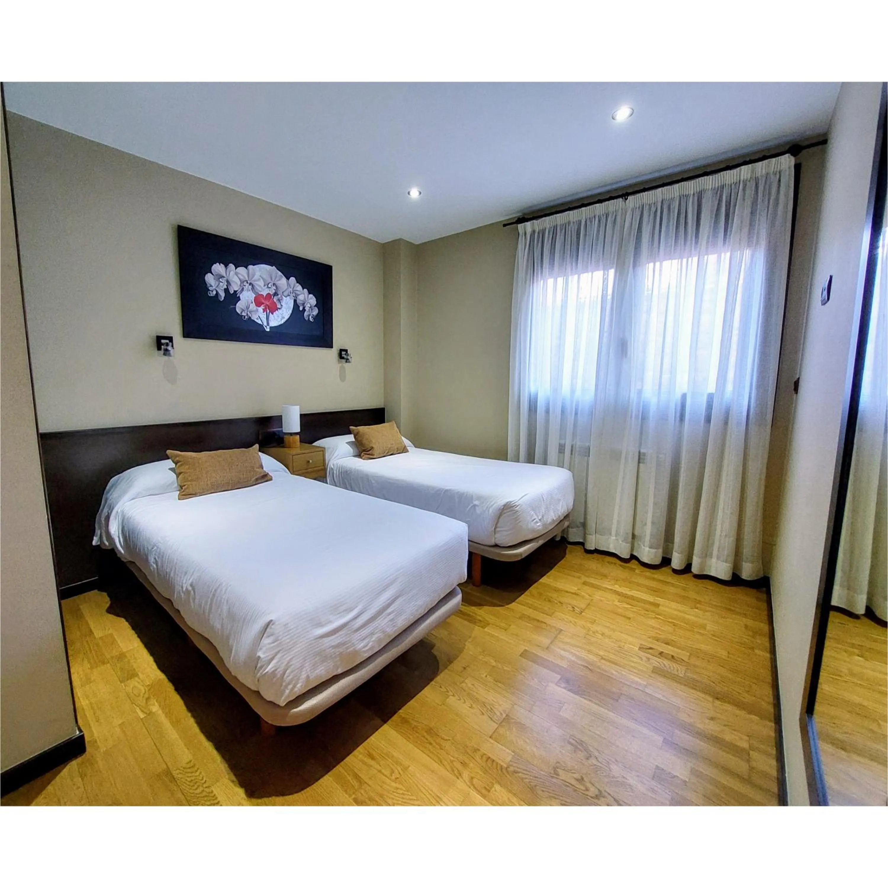 Bed in Hotel Apartamento Marouco